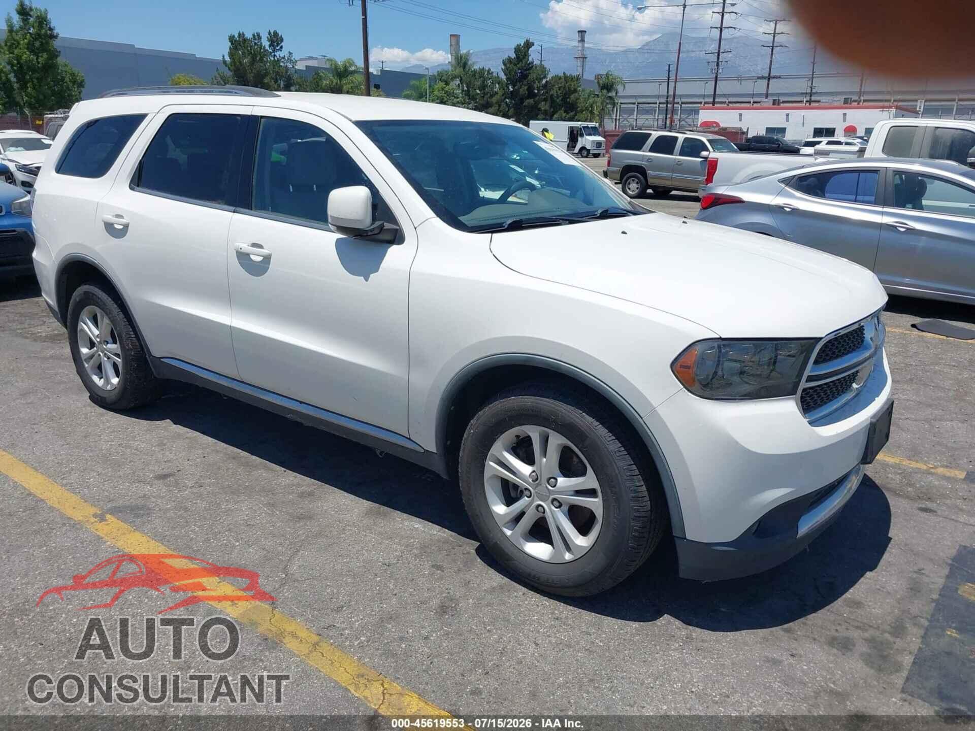 DODGE DURANGO 2012 - 1C4RDHDGXCC182777