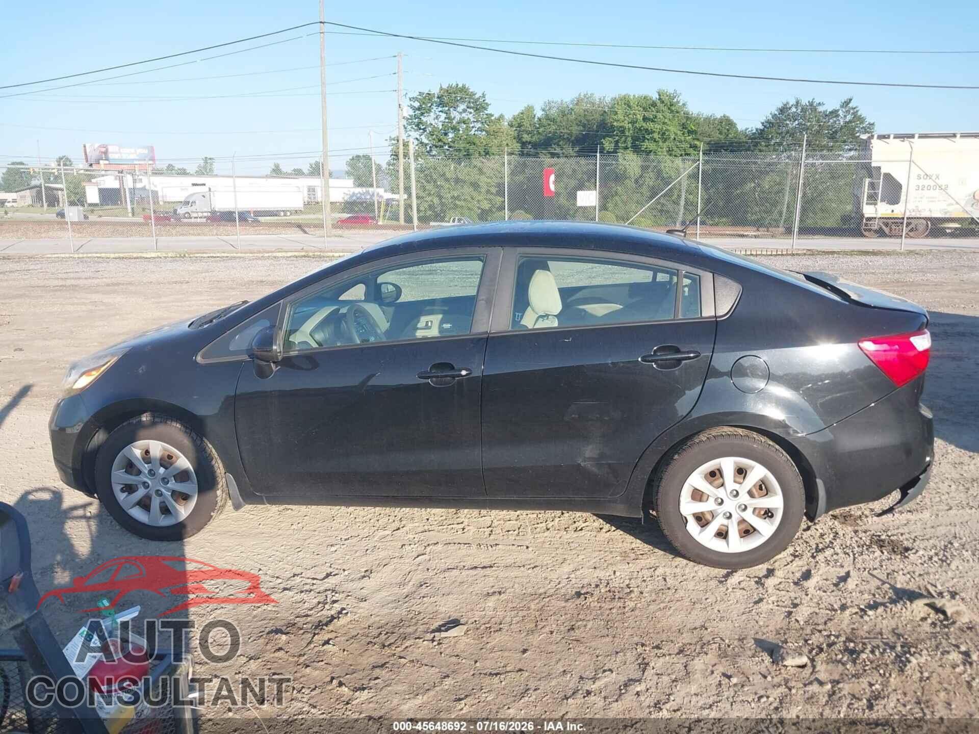 KIA RIO 2013 - KNADN4A34D6271100