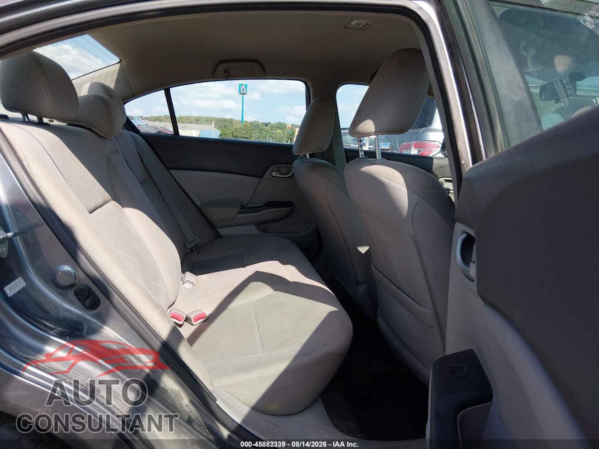 HONDA CIVIC 2012 - 2HGFB2F65CH321500