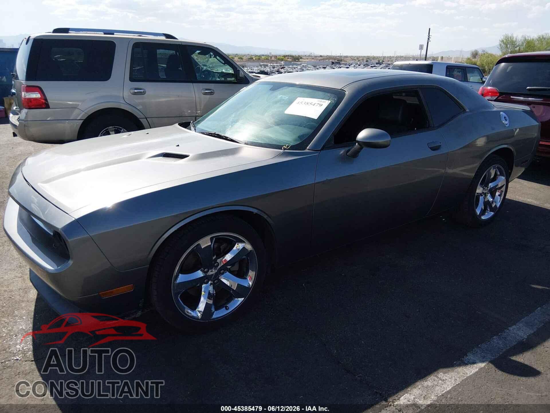 DODGE CHALLENGER 2012 - 2C3CDYAG2CH158372