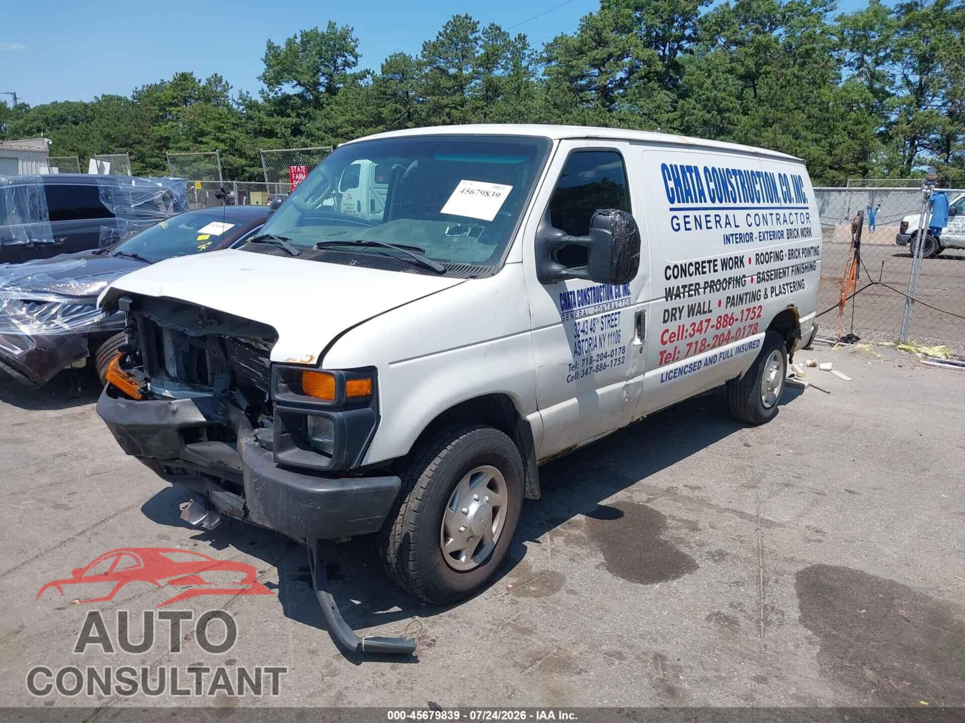 FORD E-250 2011 - 1FTNE2EW2BDA20004