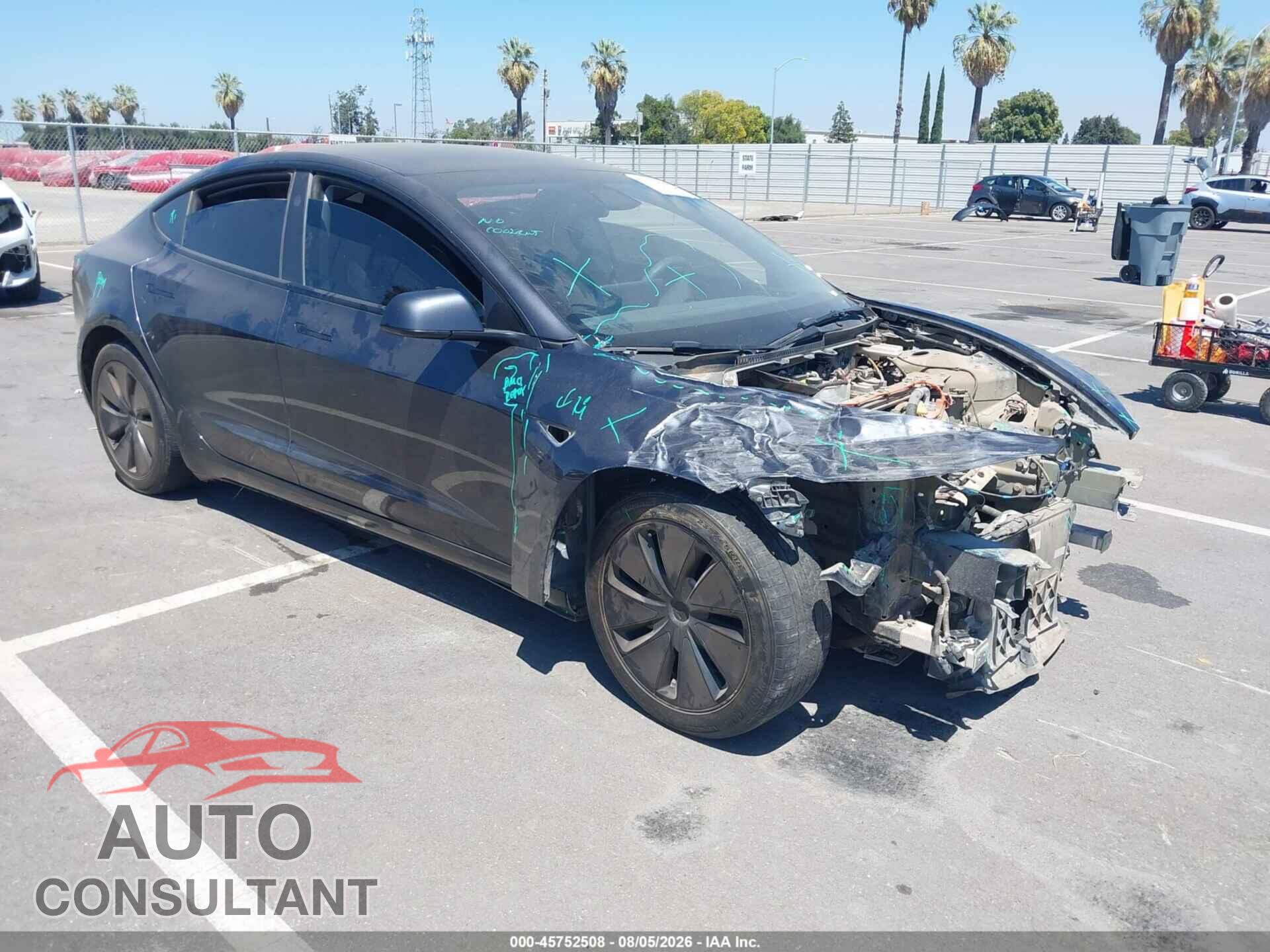 TESLA MODEL 3 2024 - 5YJ3E1EAXRF783560