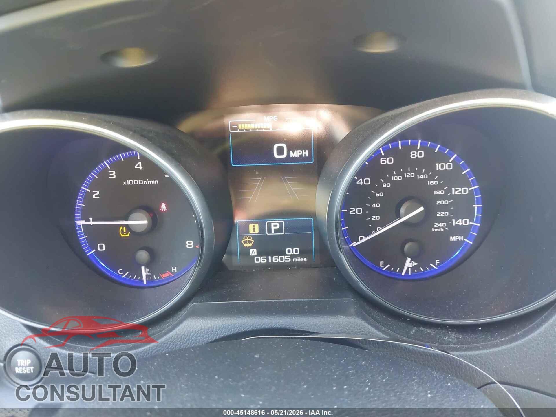 SUBARU OUTBACK 2017 - 4S4BSAFC8H3424171