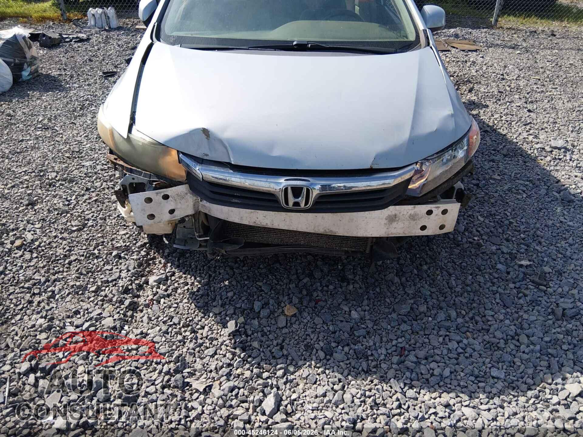 HONDA CIVIC 2012 - 2HGFB2F86CH520654