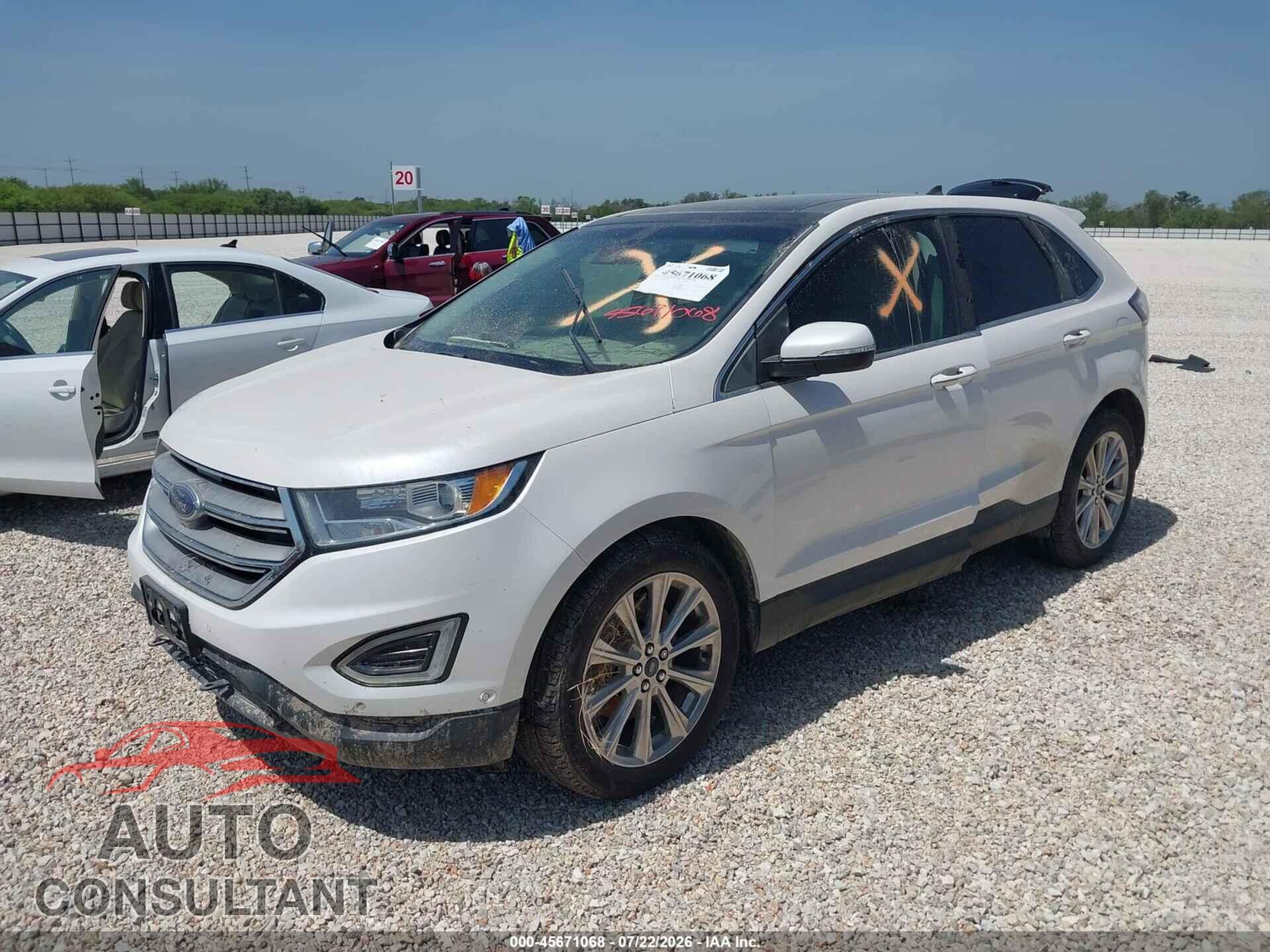 FORD EDGE 2017 - 2FMPK4K8XHBC63024