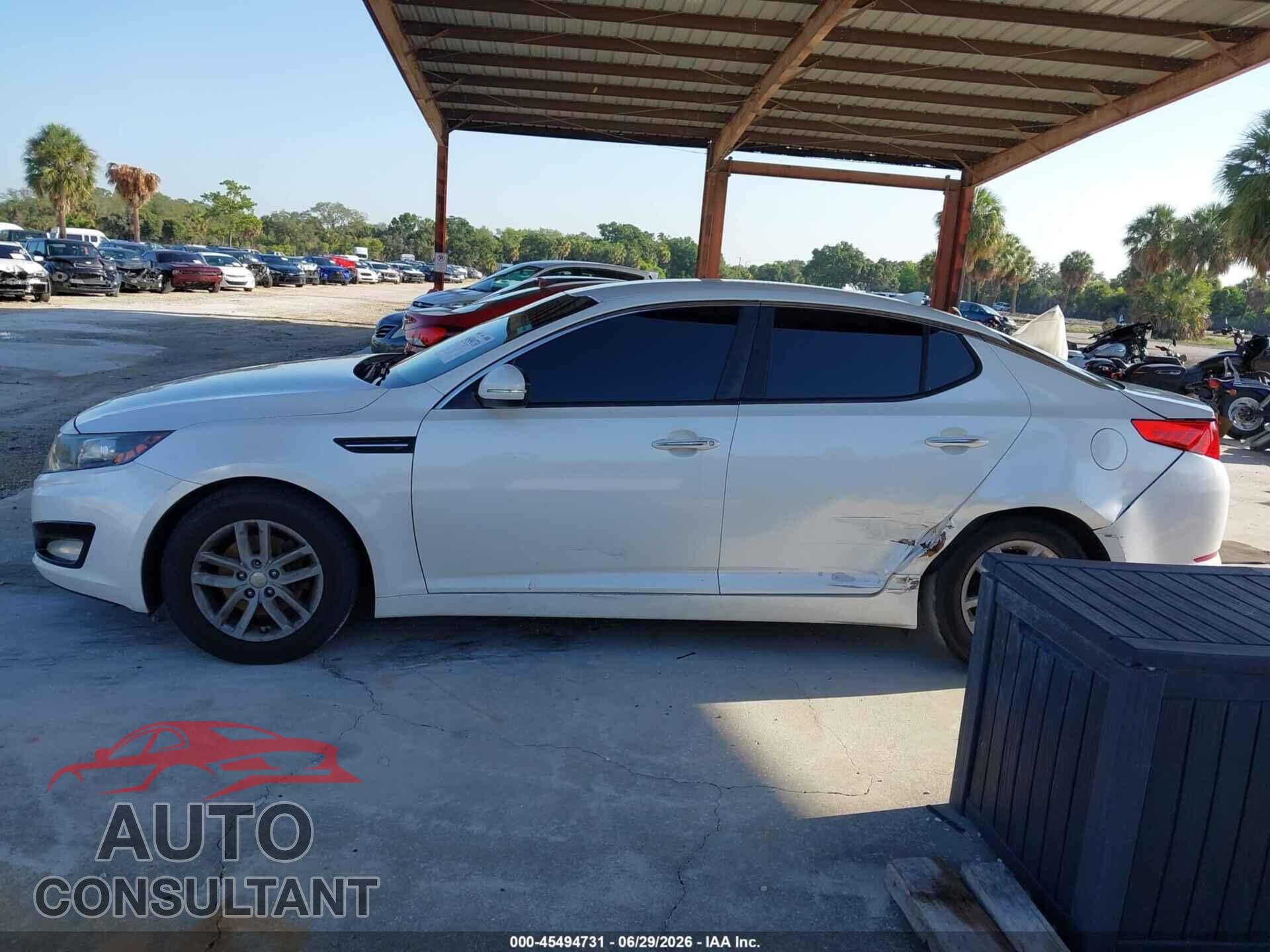 KIA OPTIMA 2012 - KNAGM4A76C5289640