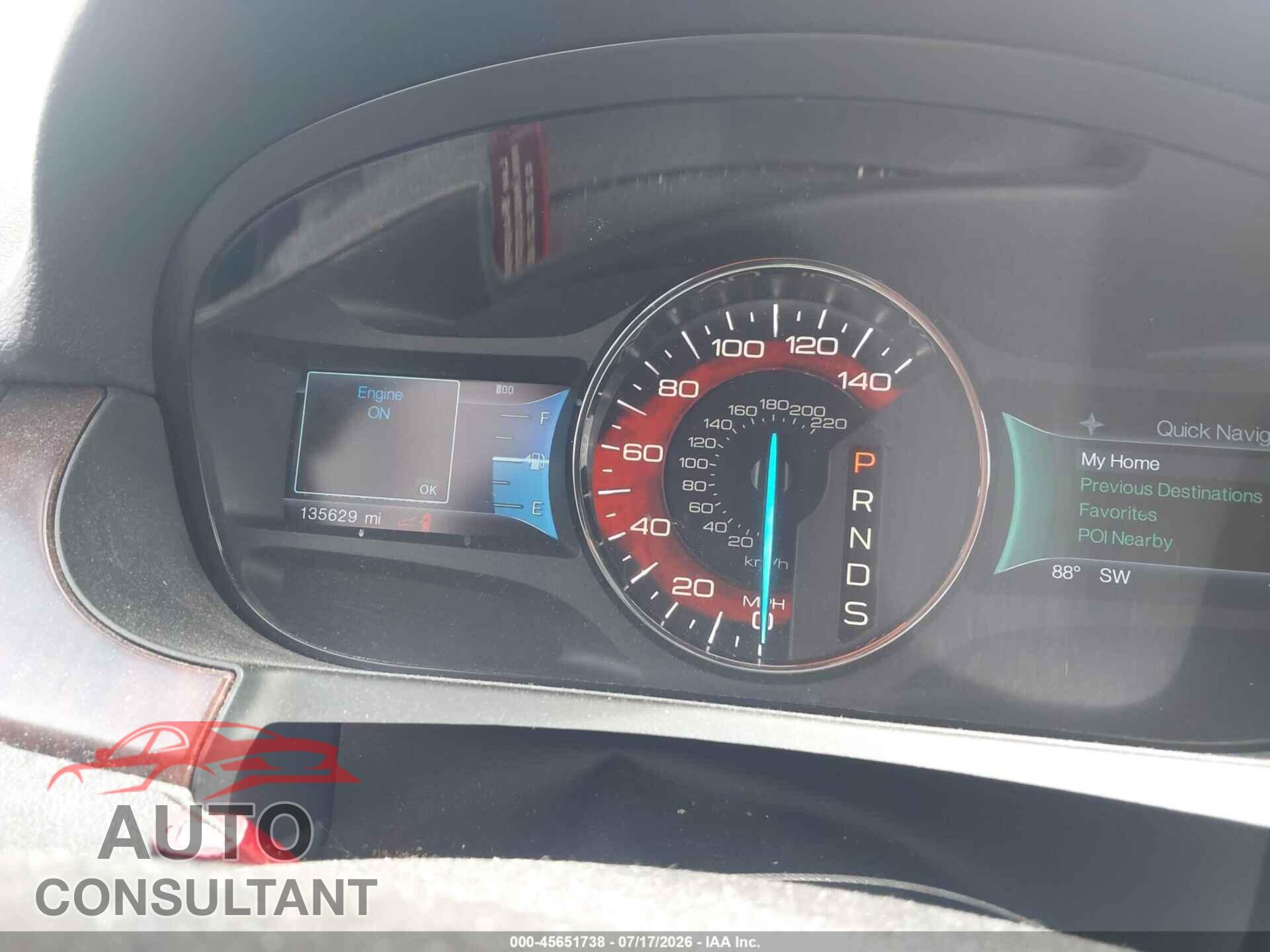 FORD EDGE 2013 - 2FMDK3KC5DBC87601