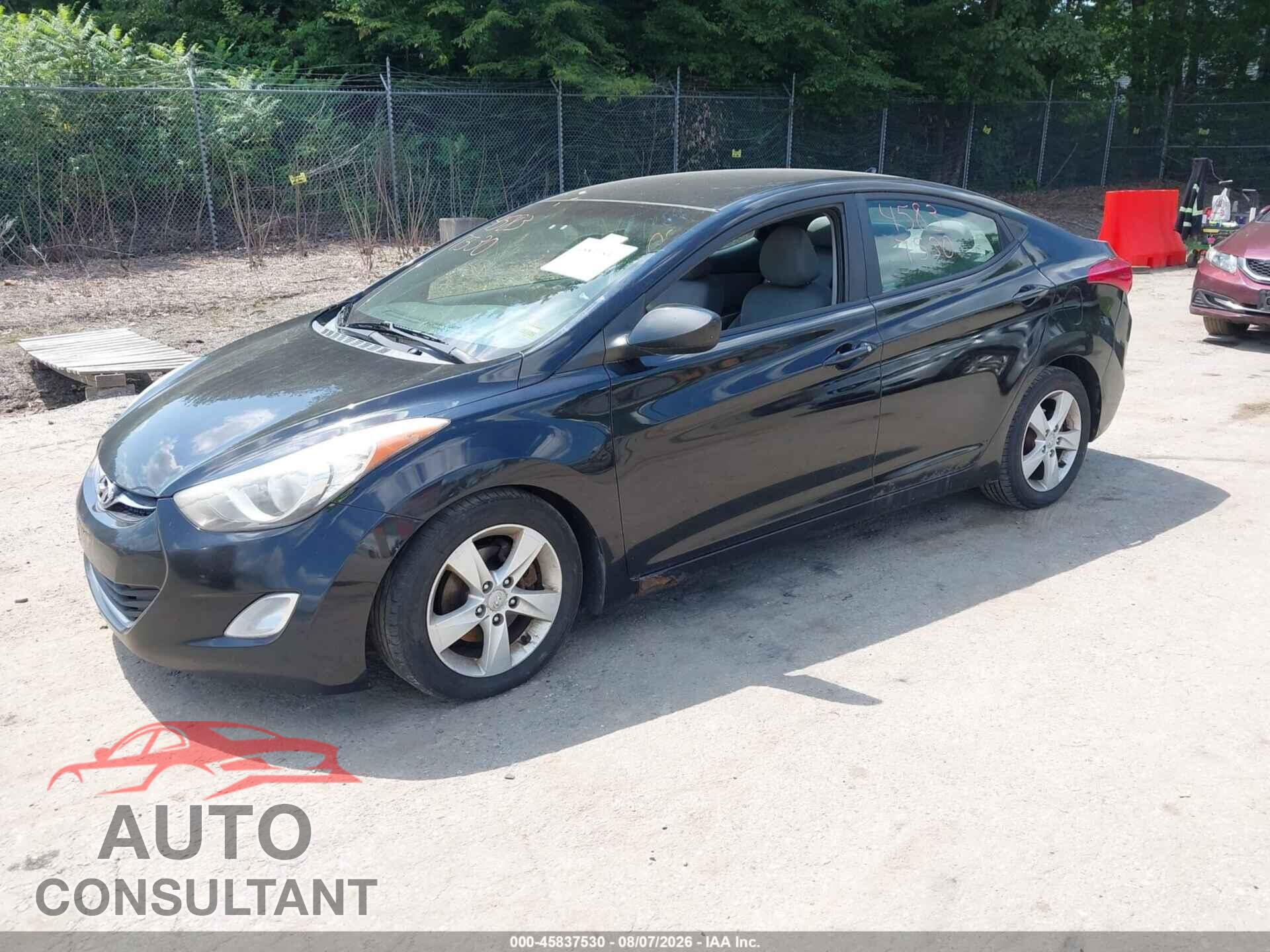 HYUNDAI ELANTRA 2012 - 5NPDH4AEXCH078062