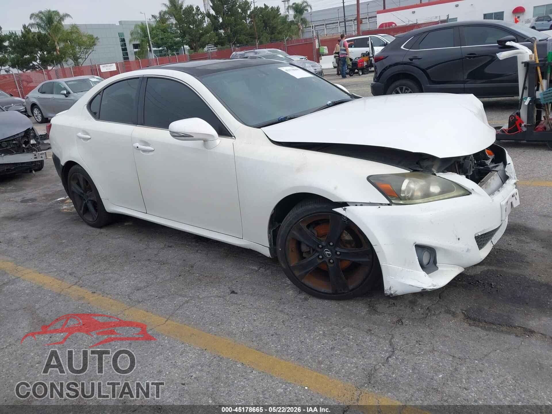 LEXUS IS 250 2011 - JTHBF5C28B5143204