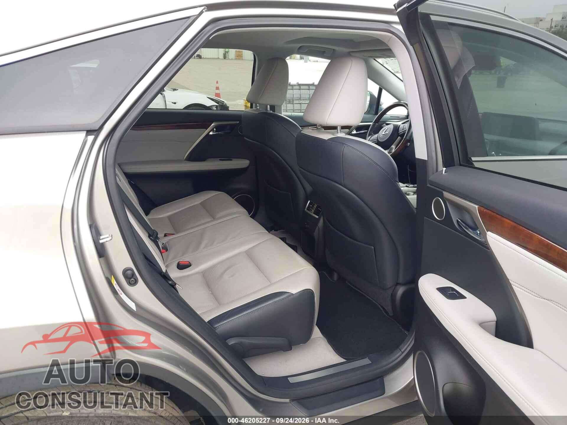 LEXUS RX 350 2017 - 2T2ZZMCA2HC042000