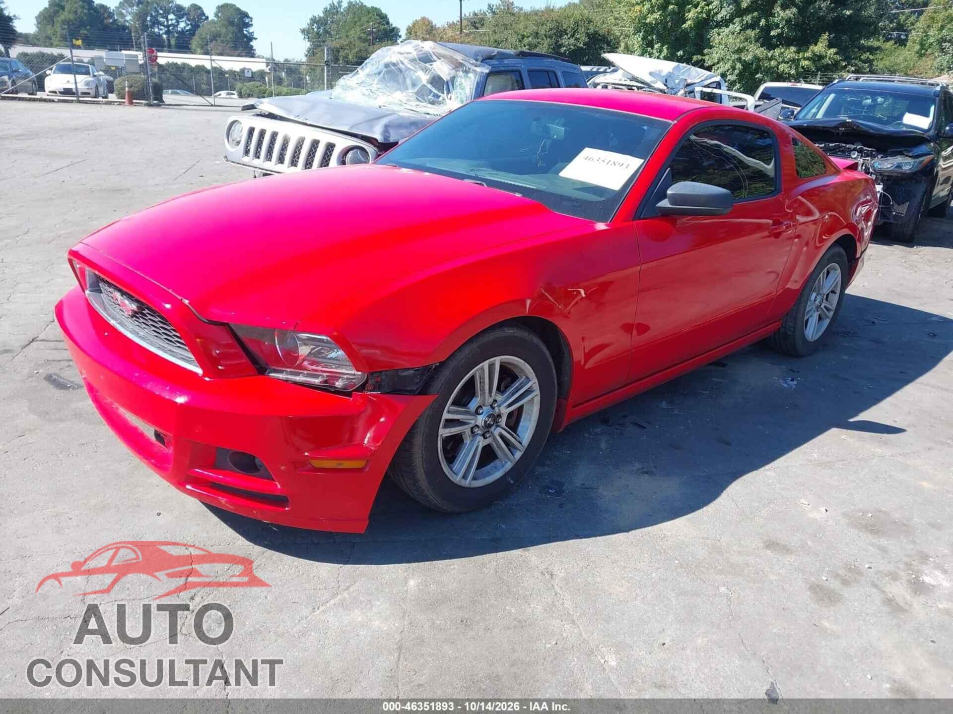 FORD MUSTANG 2014 - 1ZVBP8AM4E5246545