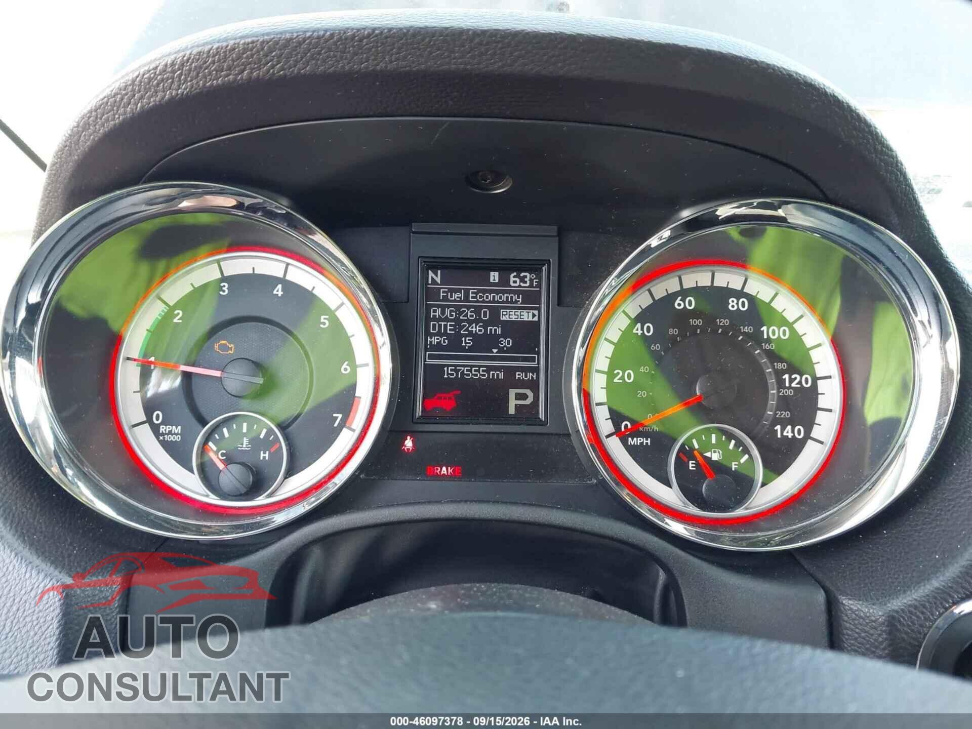 DODGE DURANGO 2013 - 1C4RDJAG1DC683697
