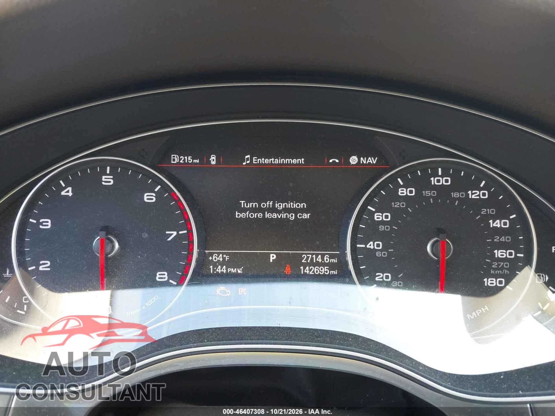 AUDI A6 2013 - WAUGFAFC6DN139298