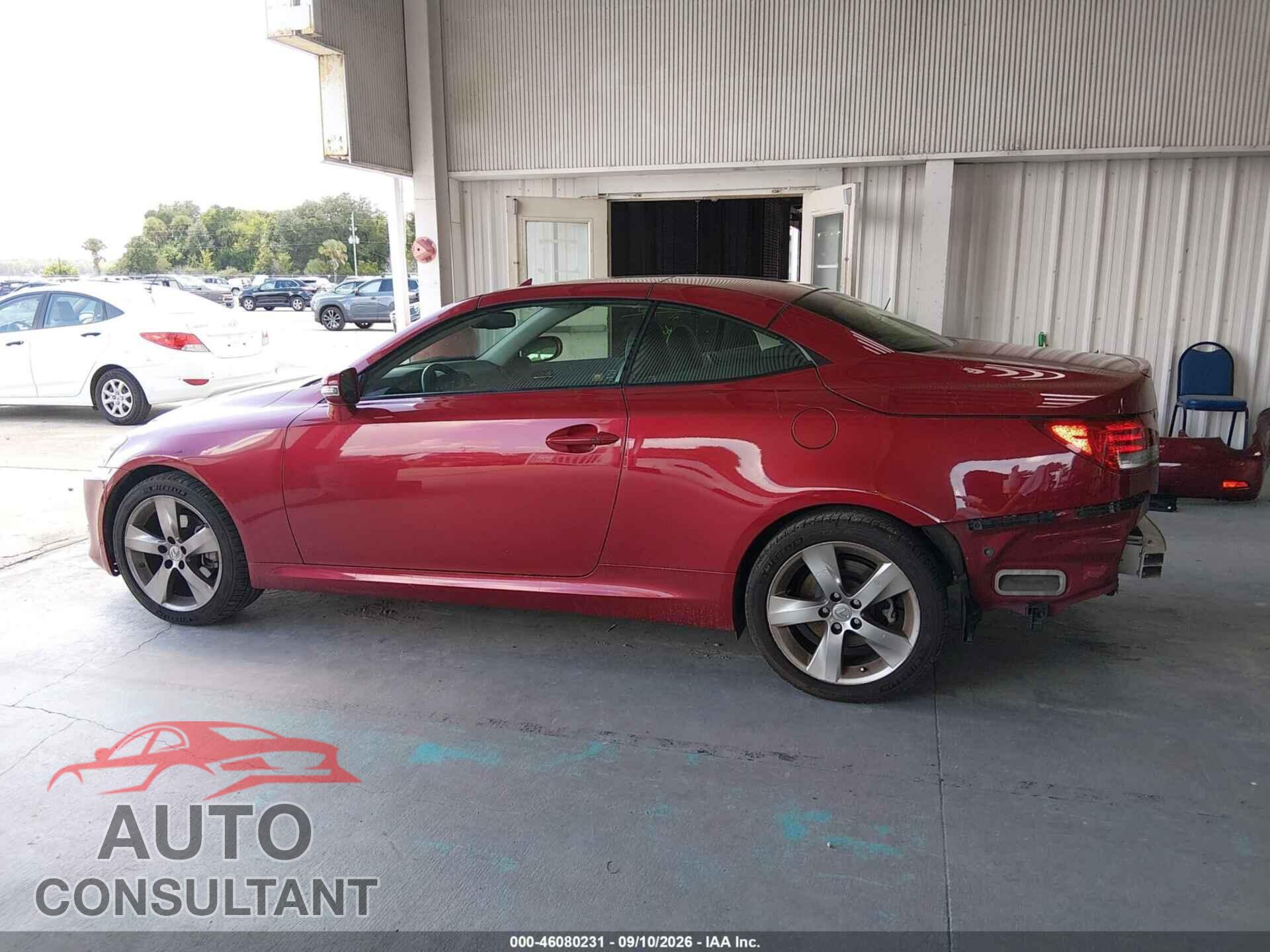 LEXUS IS 250C 2011 - JTHFF2C2XB2517846