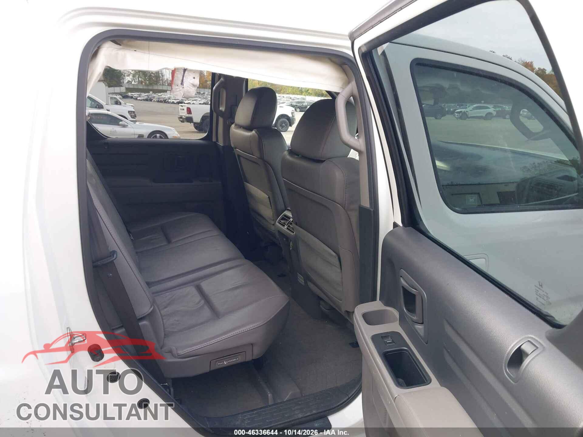 HONDA RIDGELINE 2010 - 5FPYK1F58AB006161