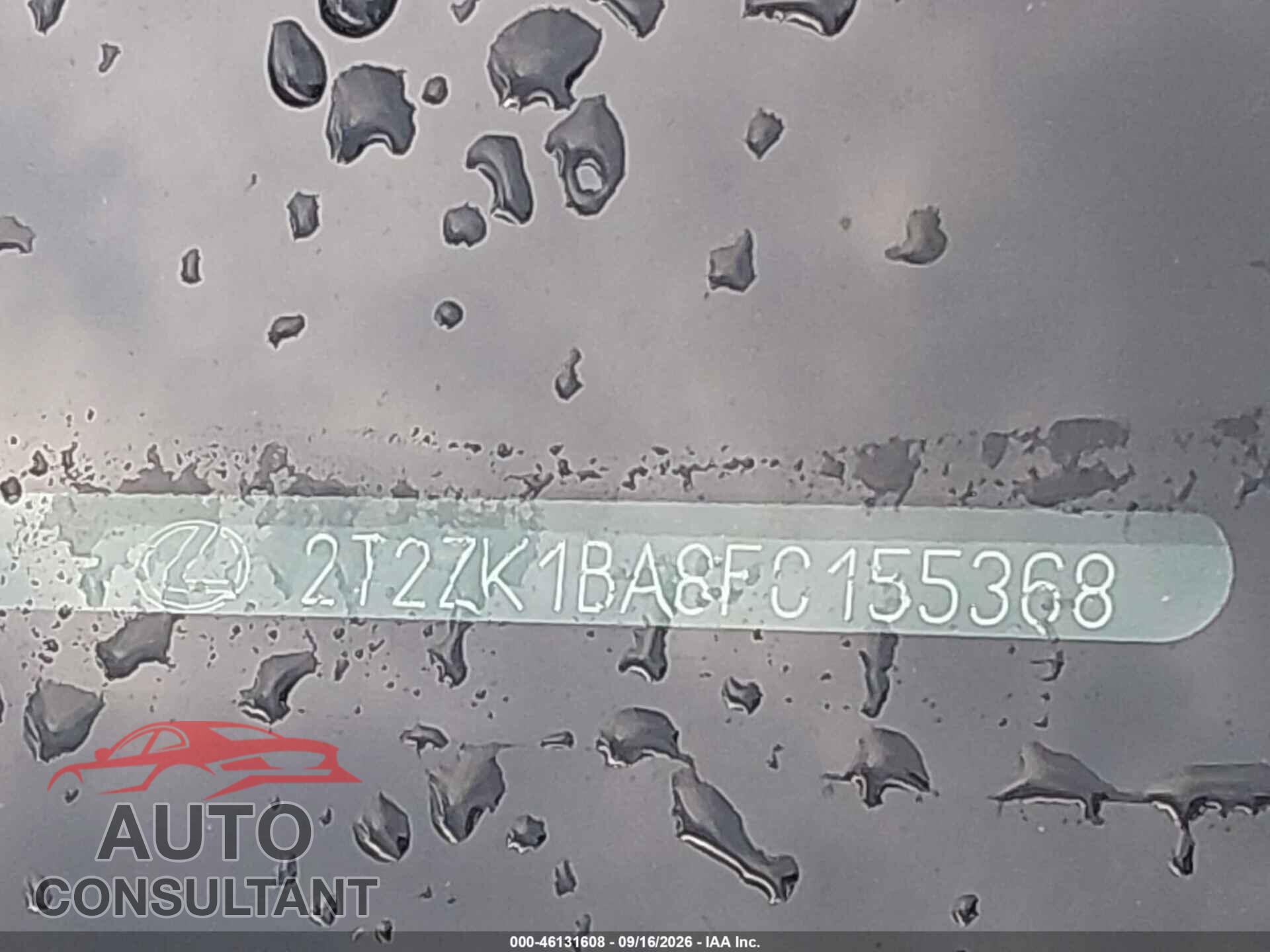 LEXUS RX 350 2015 - 2T2ZK1BA8FC155368