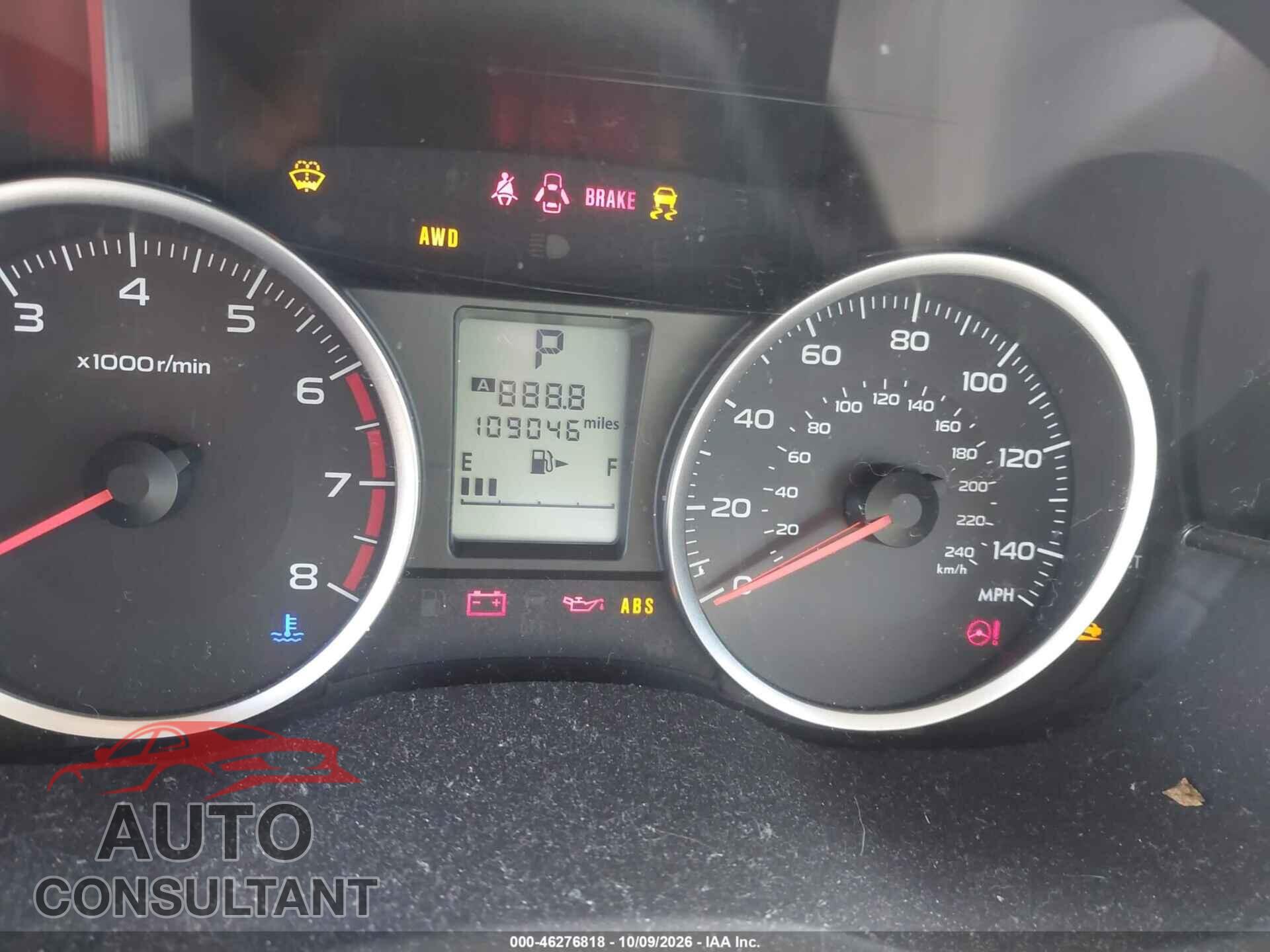 SUBARU FORESTER 2014 - JF2SJAEC1EH442374