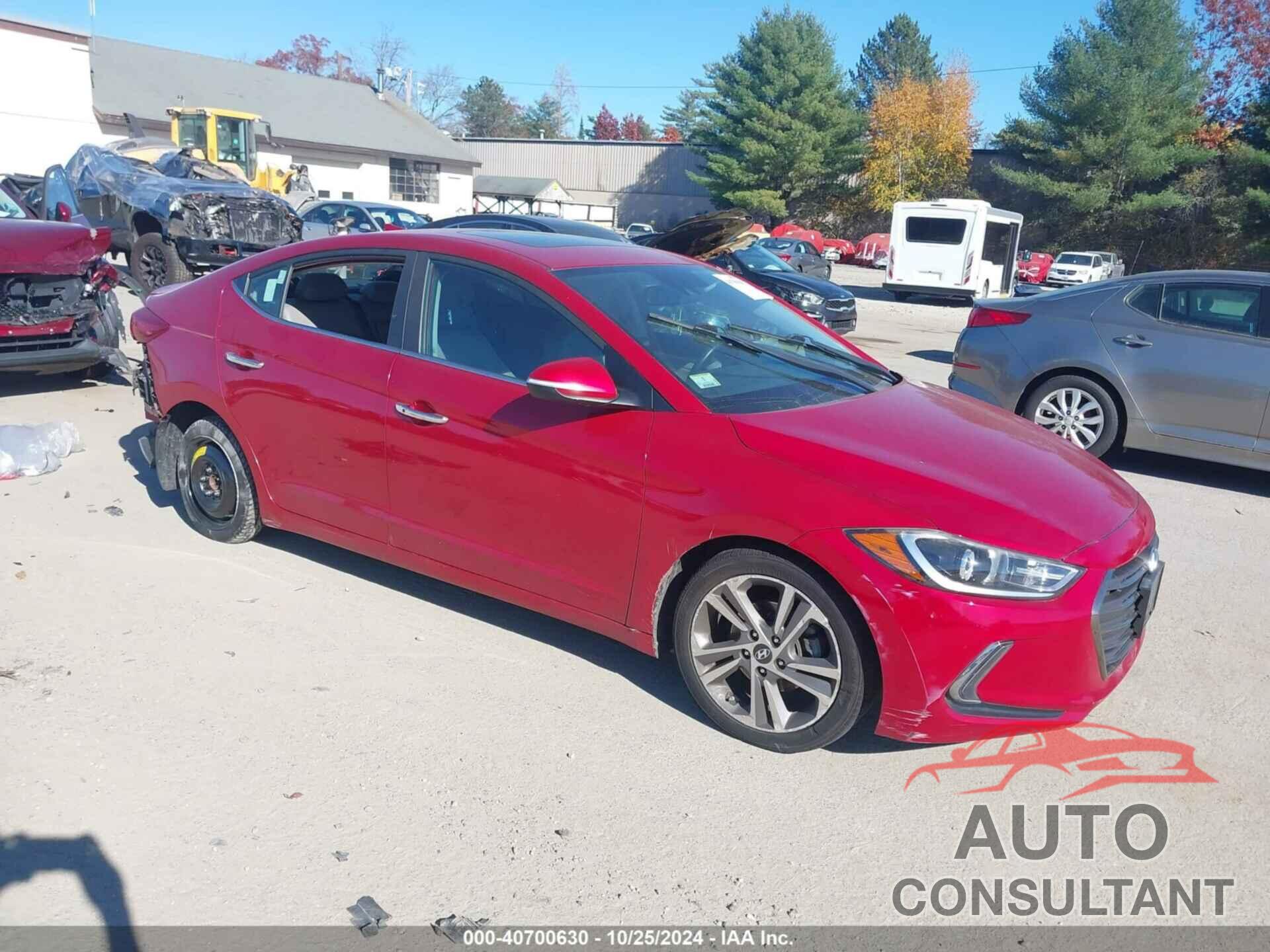 HYUNDAI ELANTRA 2017 - 5NPD84LF4HH101798