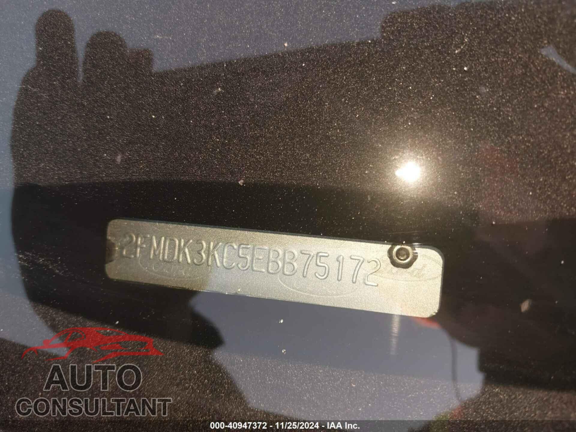 FORD EDGE 2014 - 2FMDK3KC5EBB75172