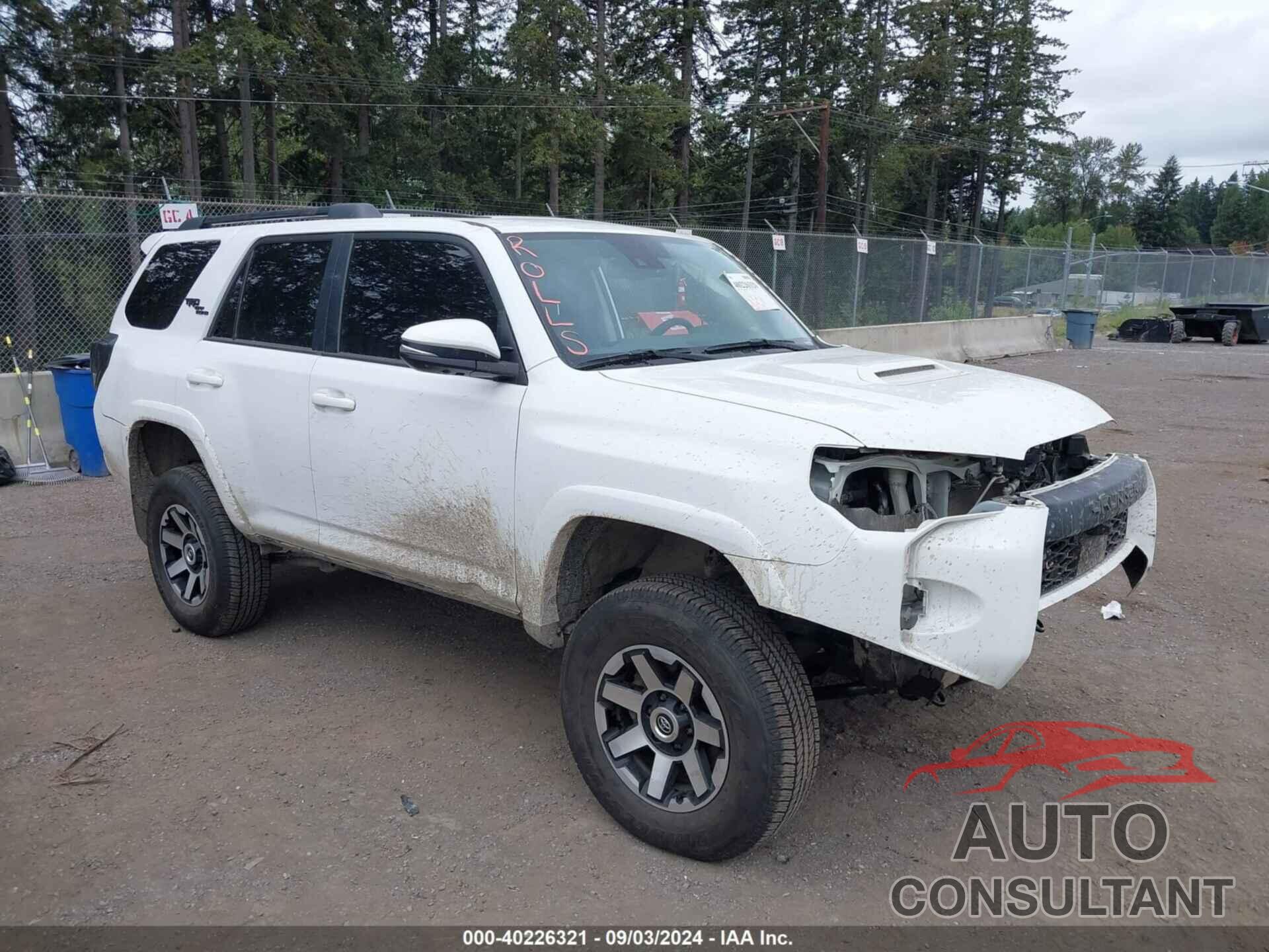 TOYOTA 4RUNNER 2022 - JTERU5JR0N6077974