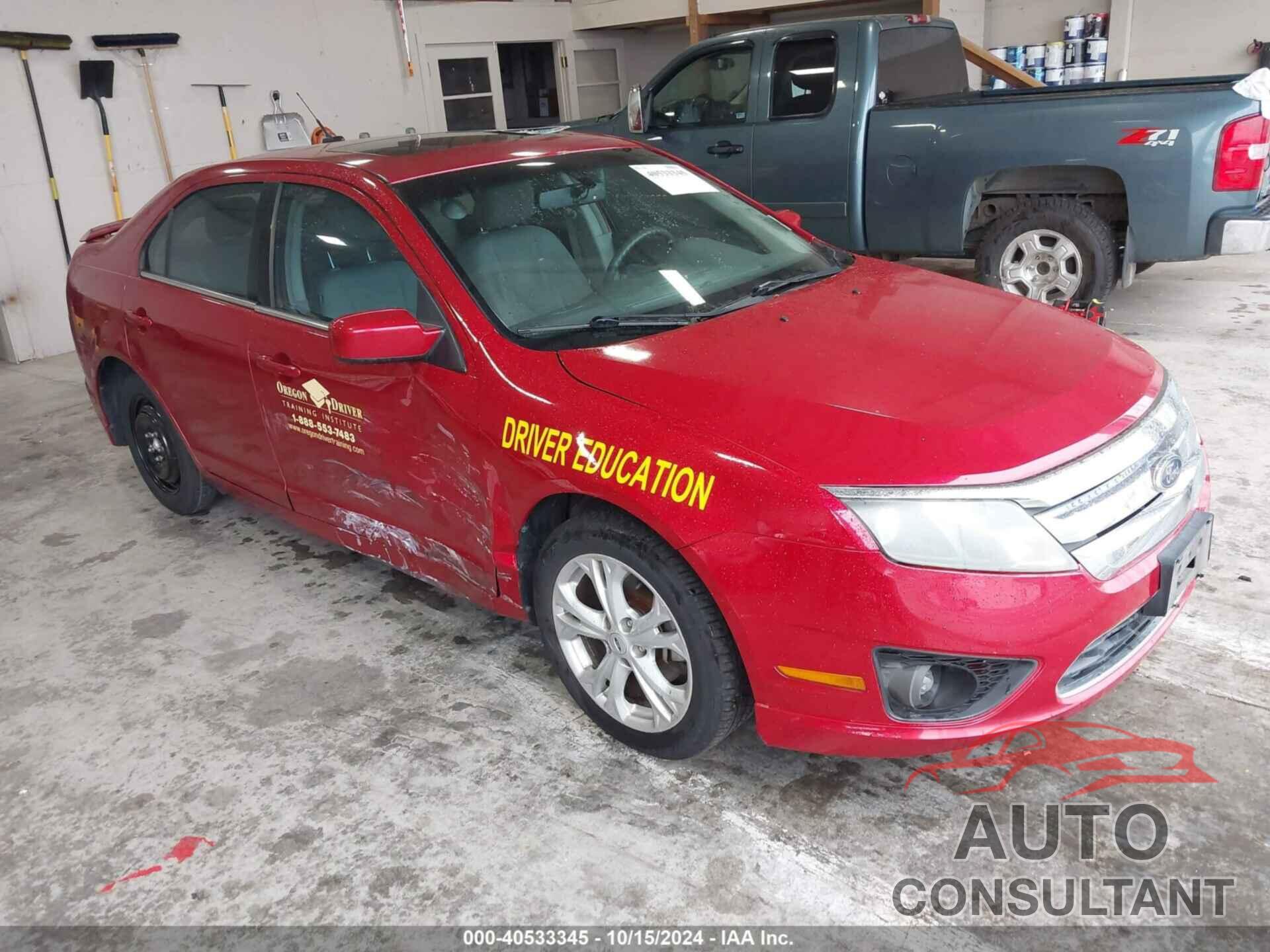 FORD FUSION 2012 - 3FAHP0HA1CR212637