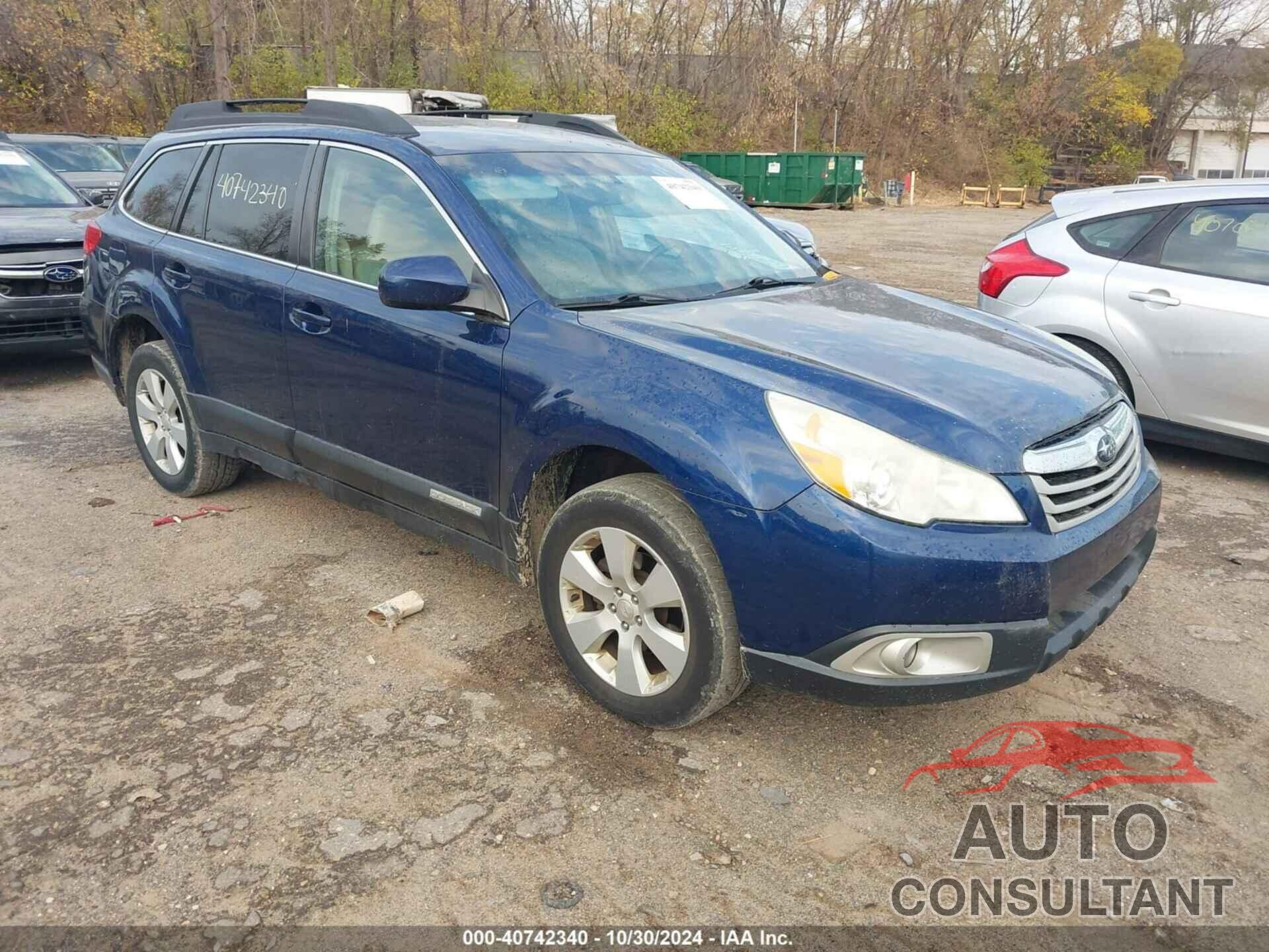 SUBARU OUTBACK 2010 - 4S4BRCCC8A3361266