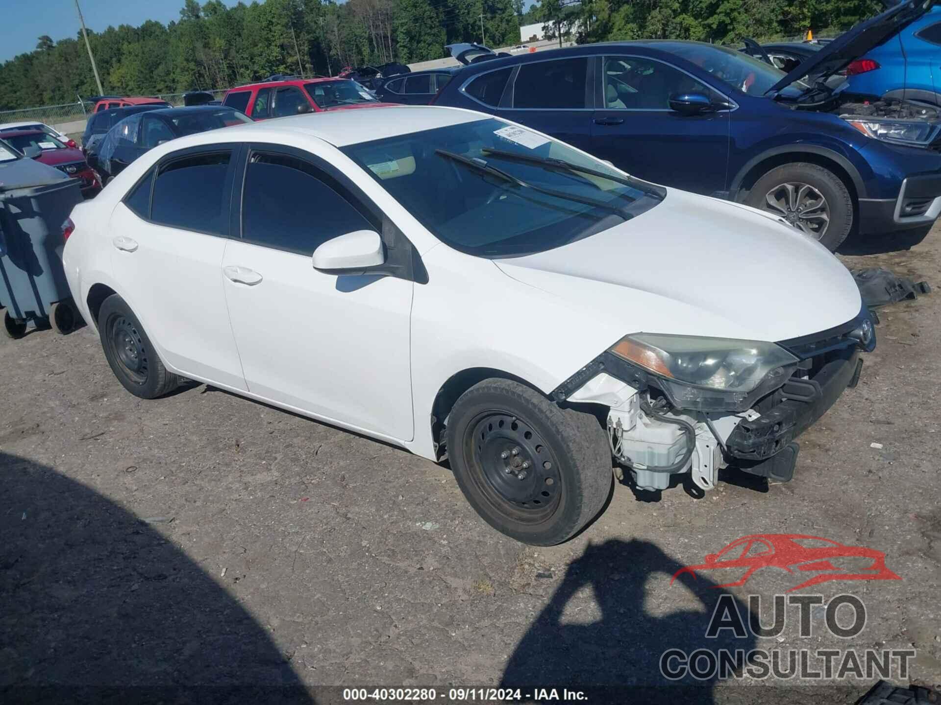 TOYOTA COROLLA 2016 - 2T1BURHEXGC618184