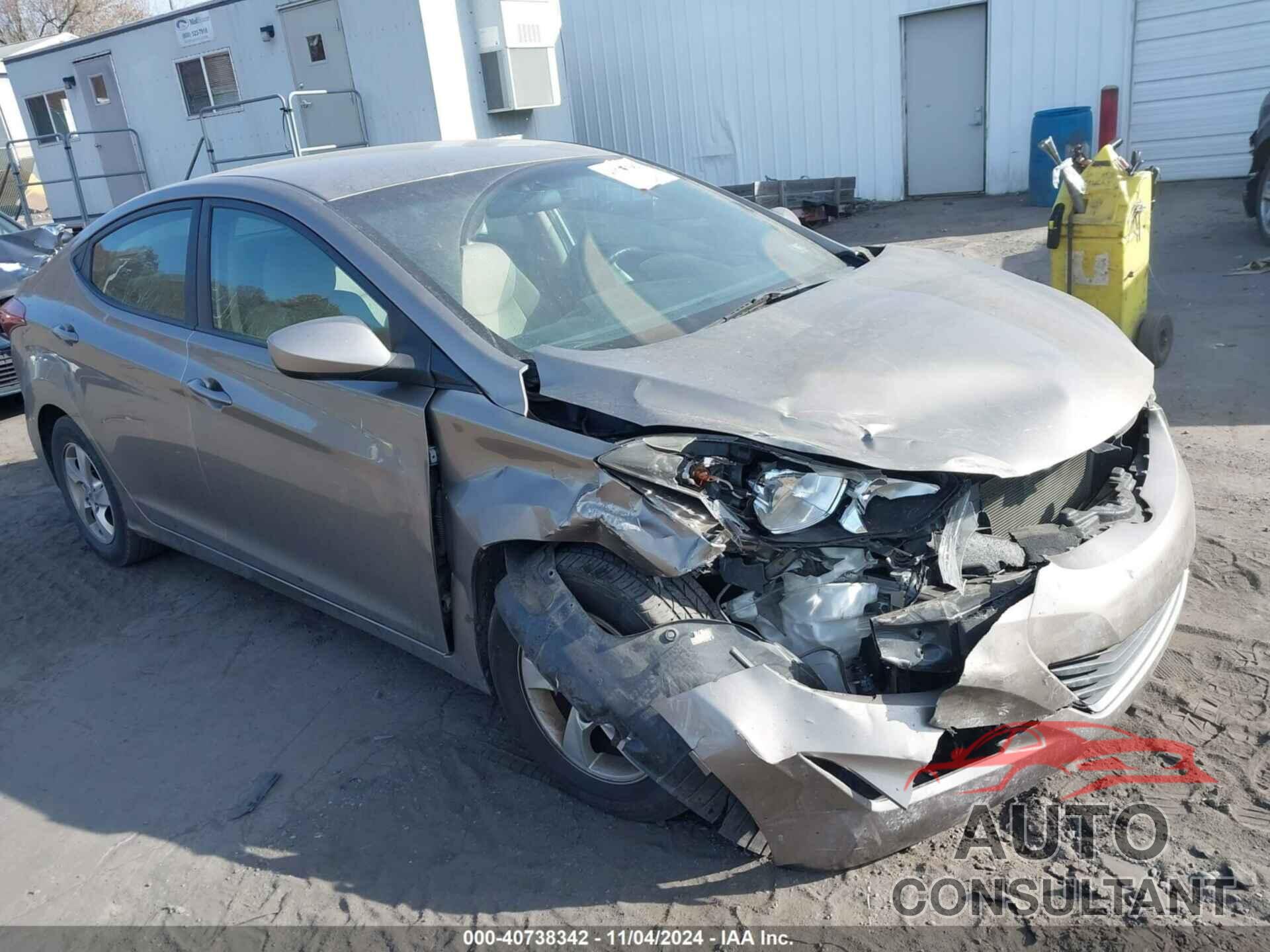 HYUNDAI ELANTRA 2014 - 5NPDH4AE3EH520733