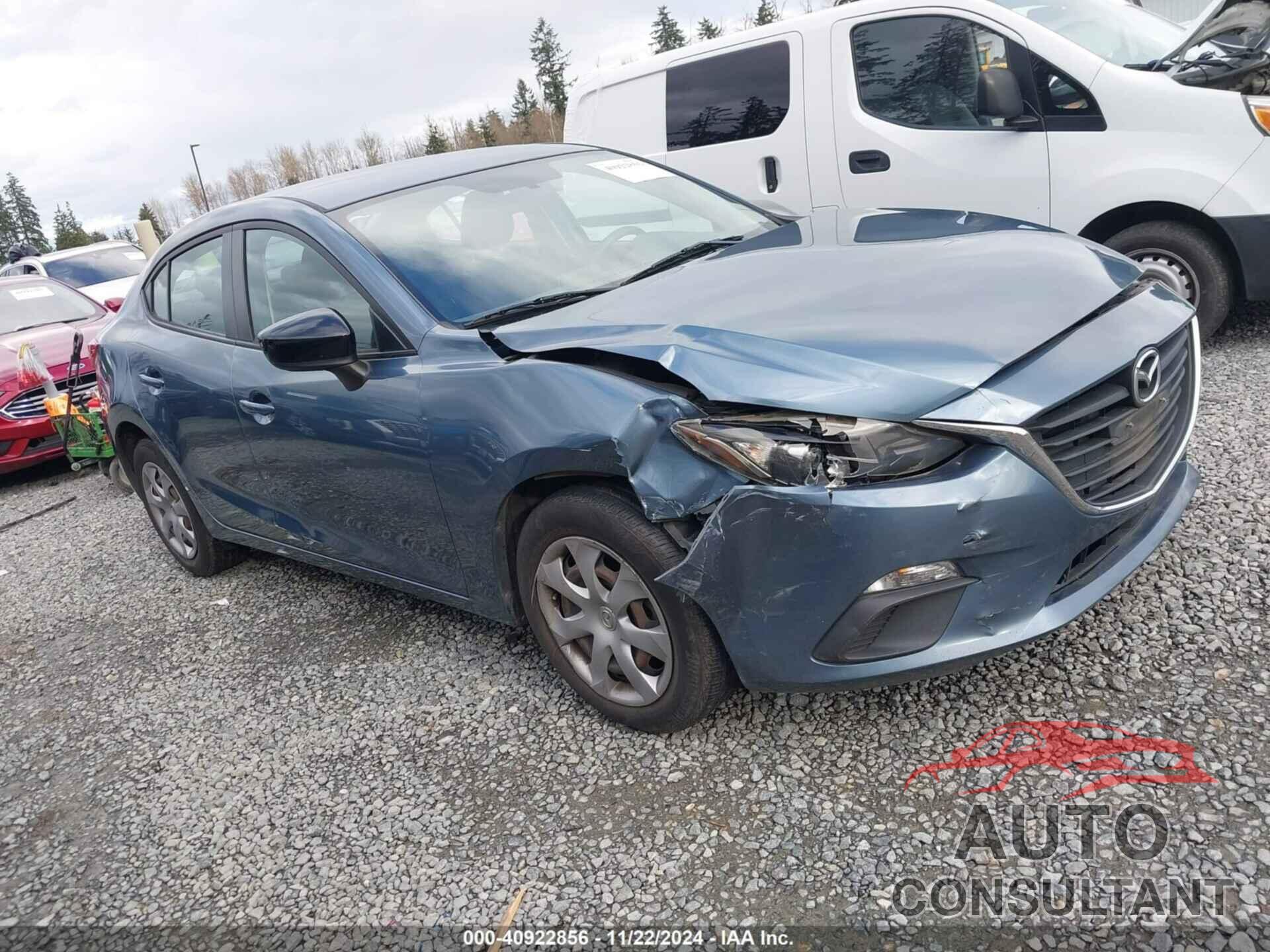 MAZDA MAZDA3 2015 - JM1BM1T75F1261218