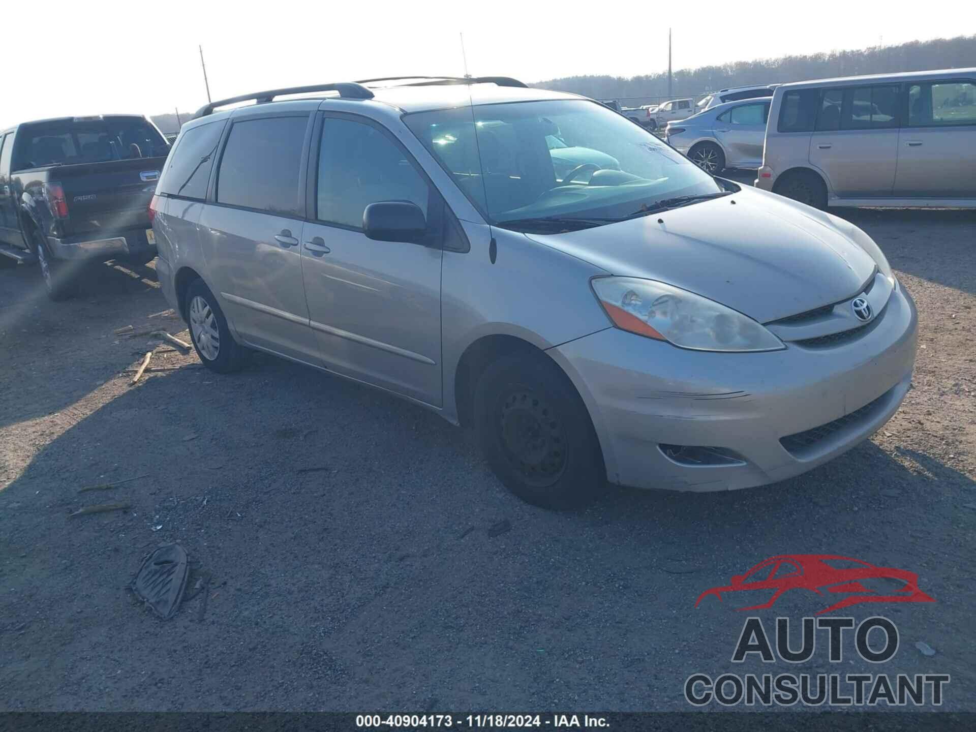 TOYOTA SIENNA 2009 - 5TDZK23C39S239409