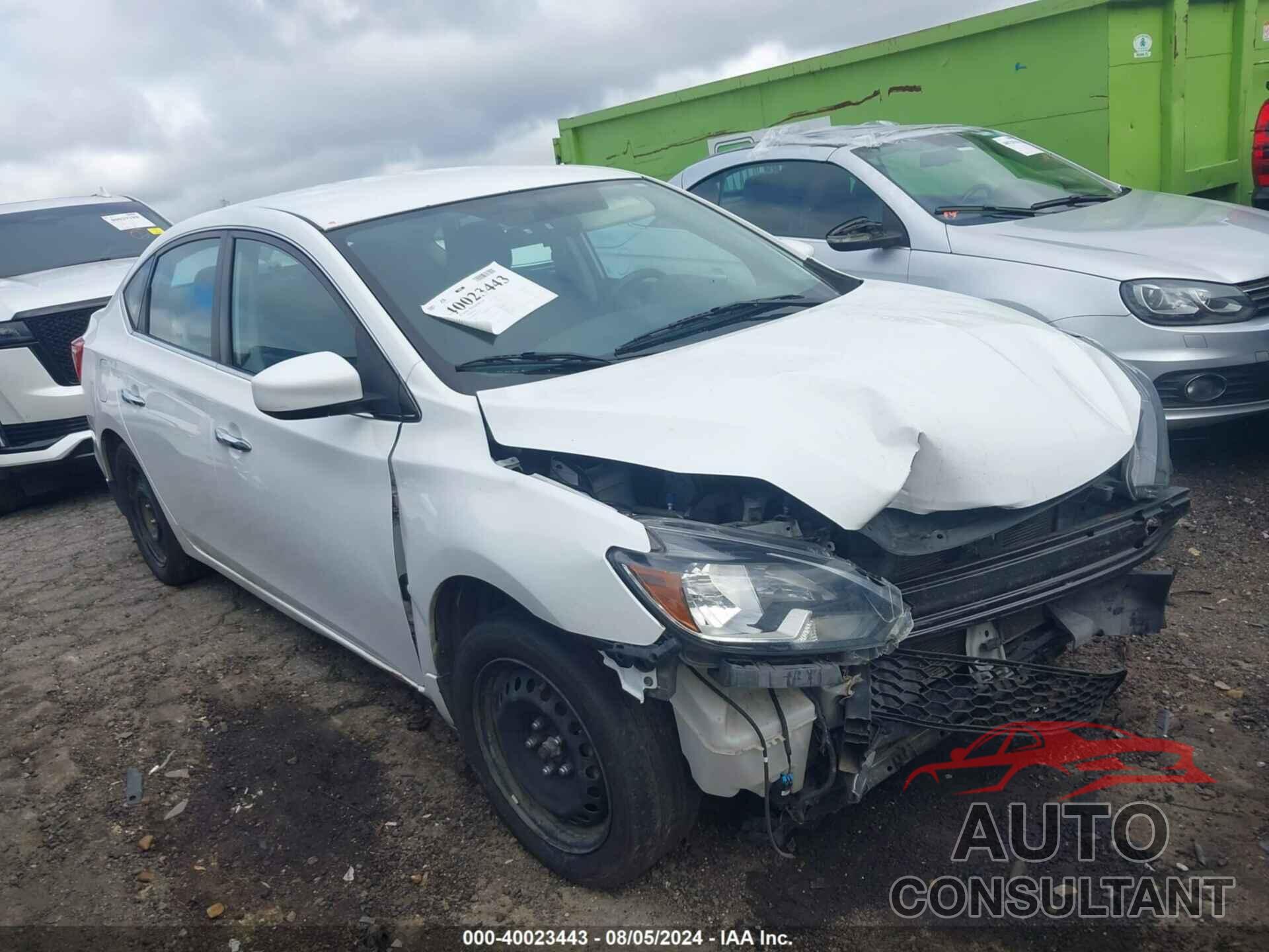 NISSAN SENTRA 2017 - 3N1AB7APXHY234542
