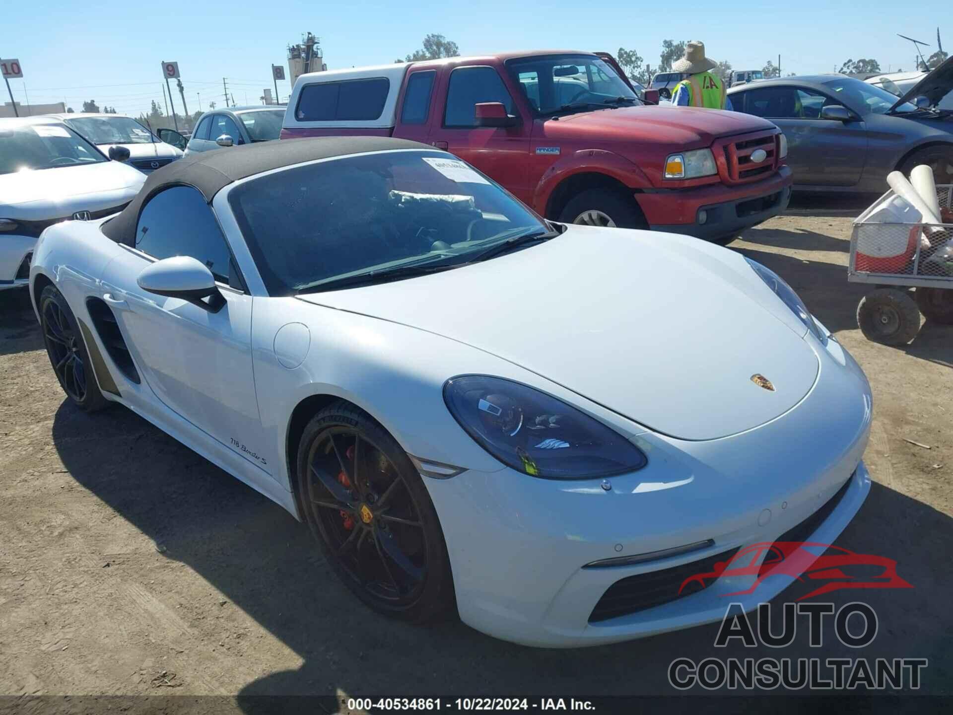 PORSCHE 718 BOXSTER 2017 - WP0CB2A84HS241566