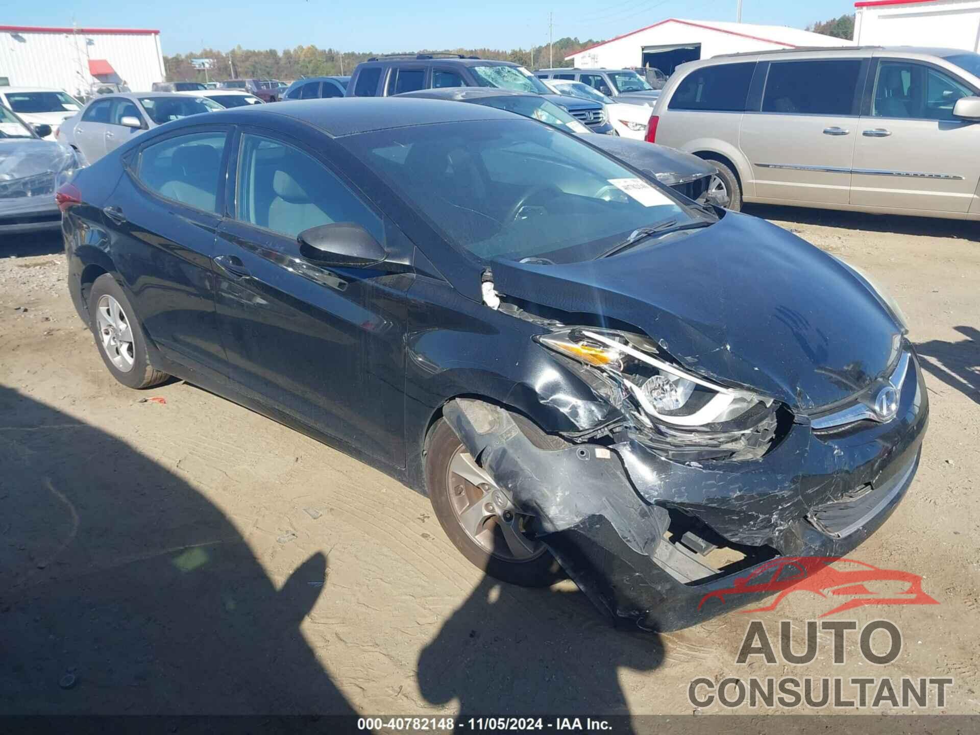 HYUNDAI ELANTRA 2014 - 5NPDH4AE9EH471358