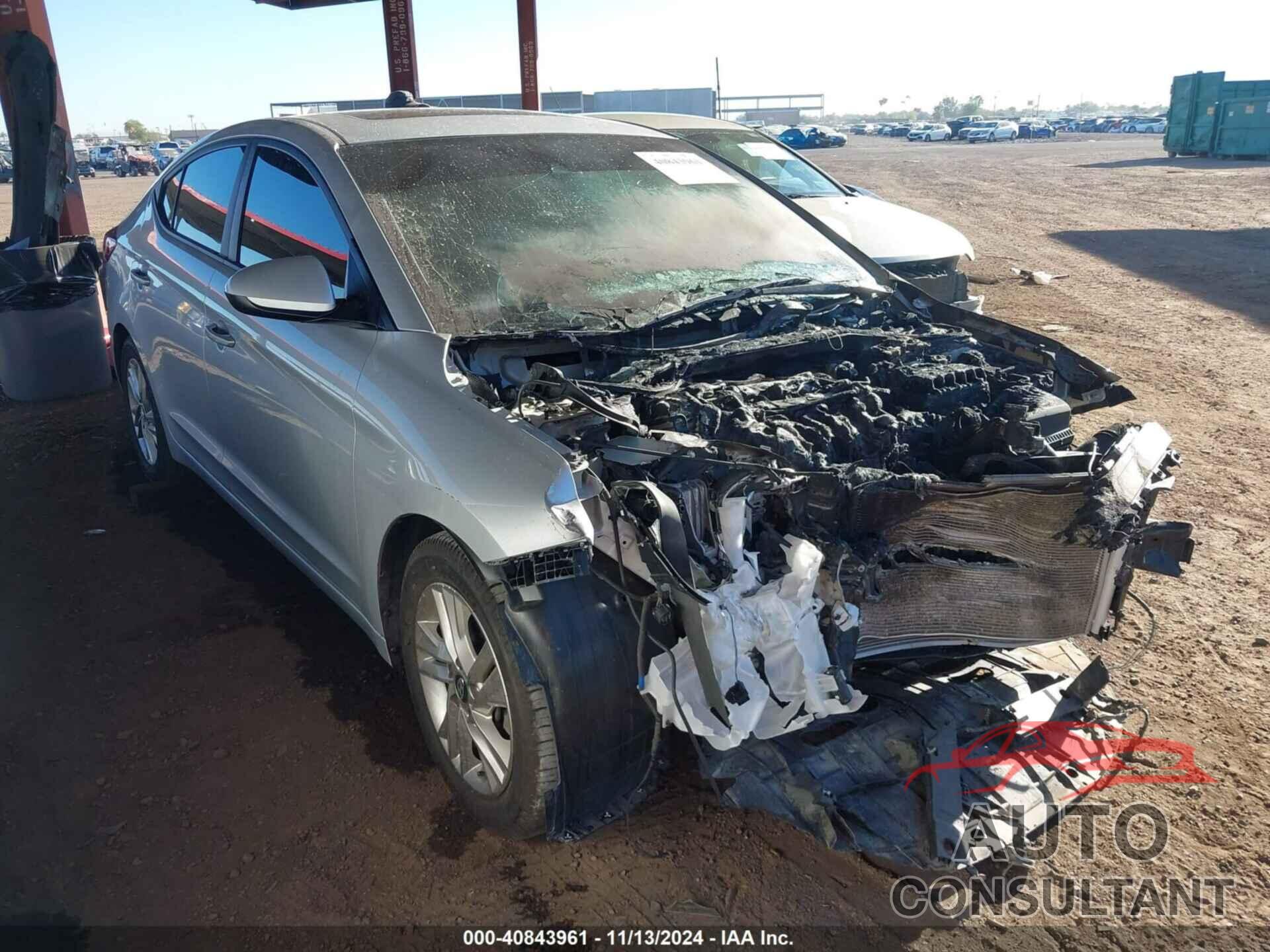 HYUNDAI ELANTRA 2019 - 5NPD84LF9KH460166