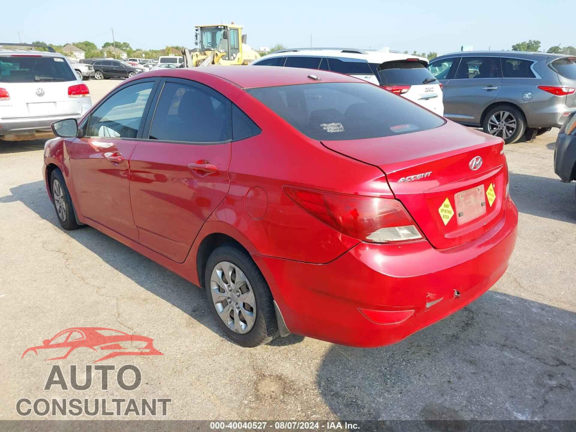 HYUNDAI ACCENT 2016 - KMHCT4AE3GU946470
