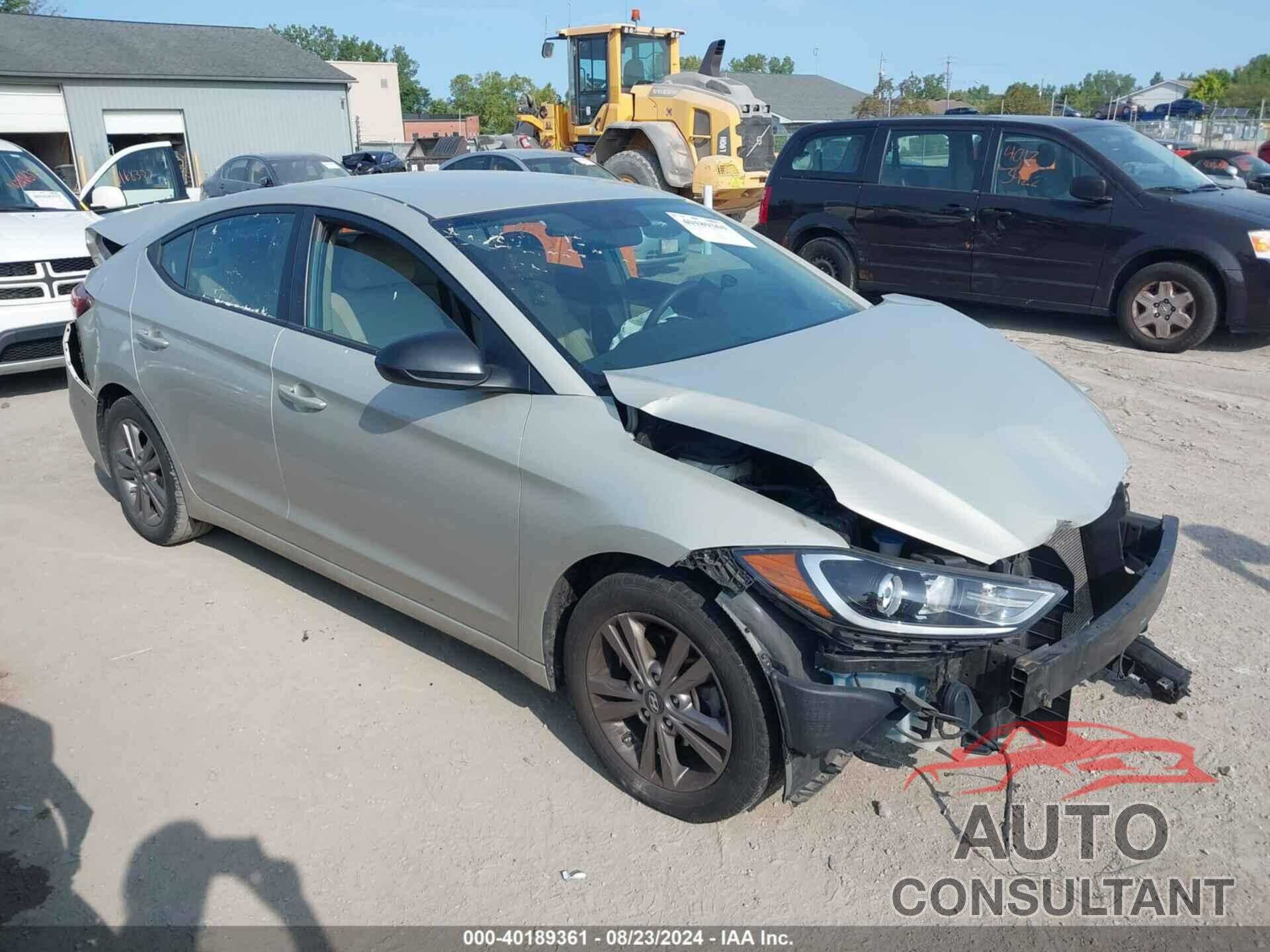 HYUNDAI ELANTRA 2017 - KMHD84LF0HU075475