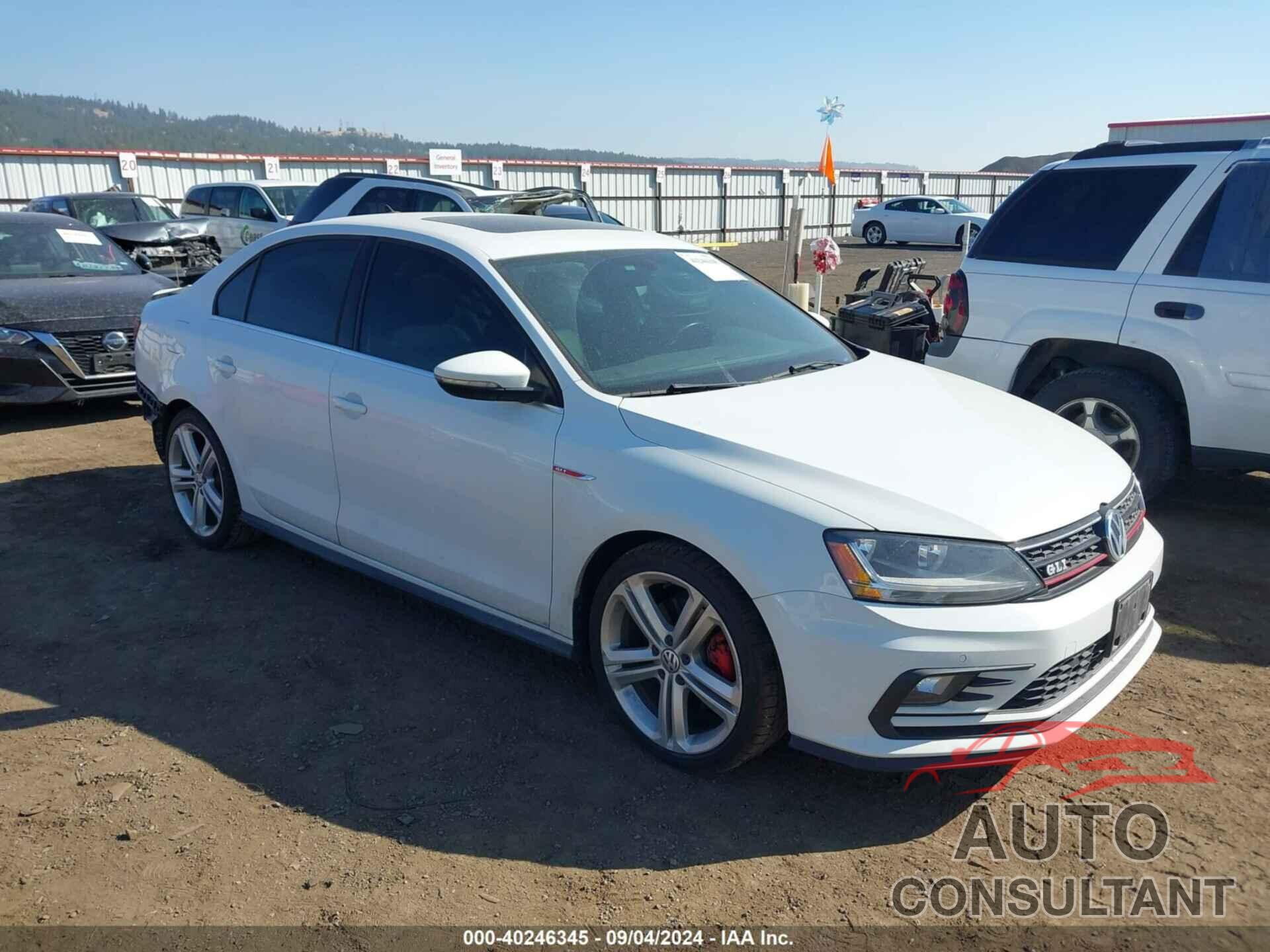 VOLKSWAGEN JETTA 2017 - 3VW4T7AJ8HM392286