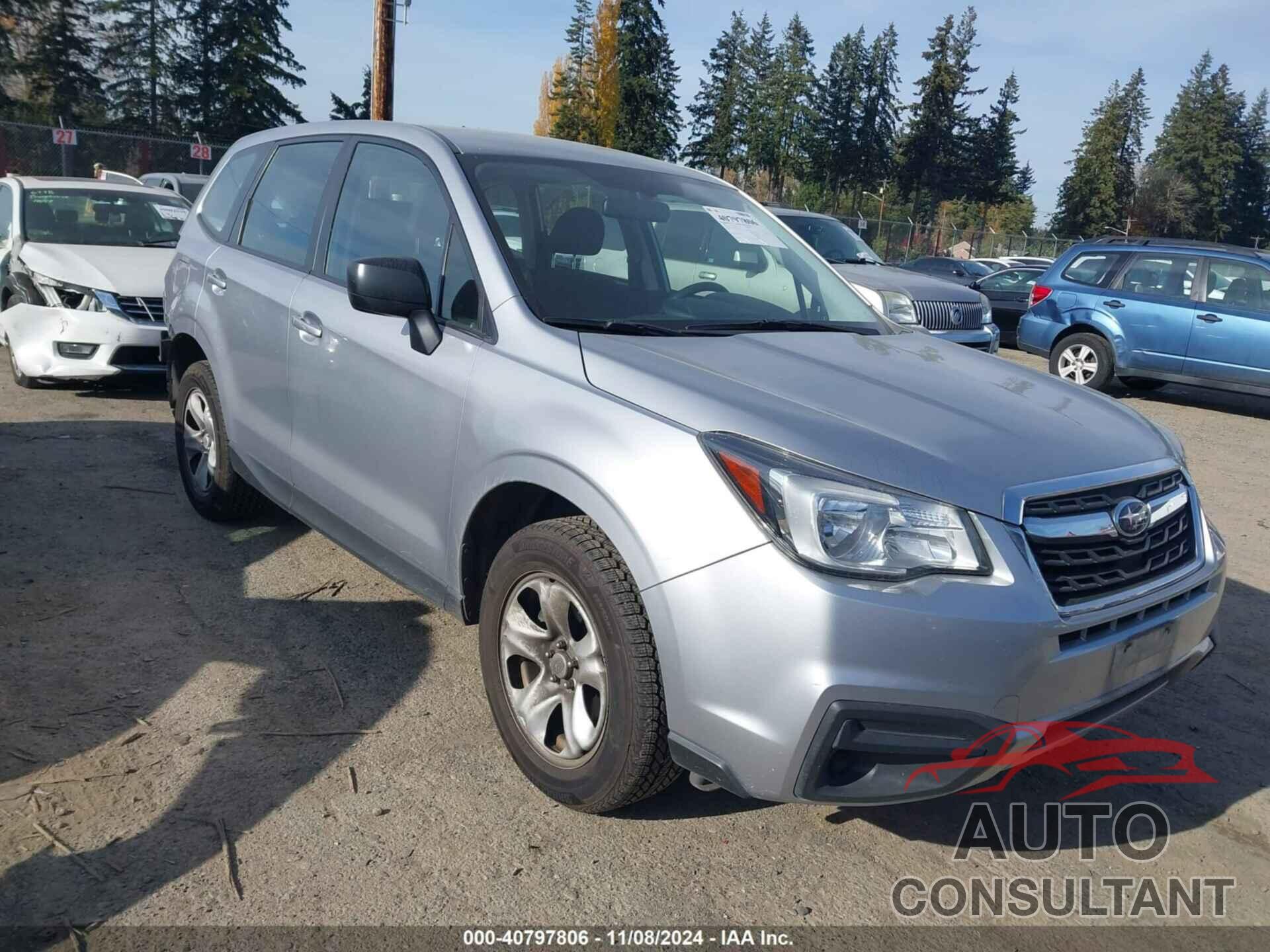 SUBARU FORESTER 2018 - JF2SJAAC2JH523593