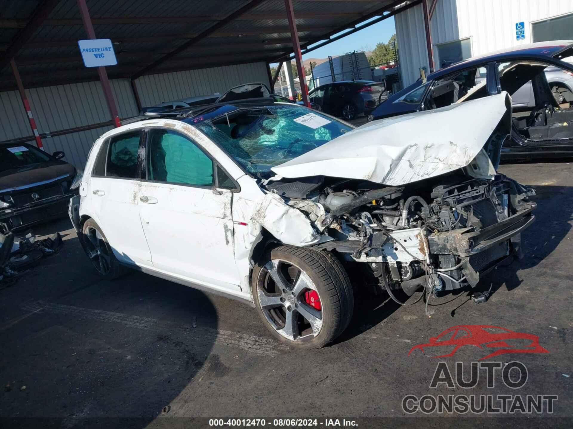 VOLKSWAGEN GOLF GTI 2017 - 3VW447AUXHM022643