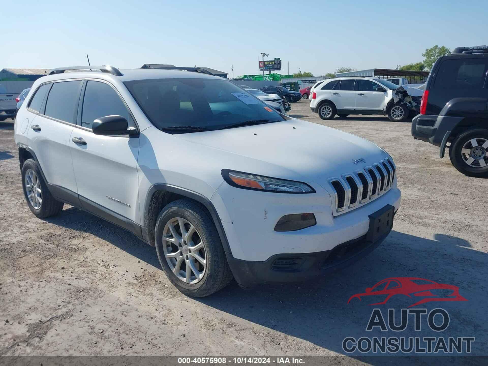 JEEP CHEROKEE 2016 - 1C4PJLAB8GW127373