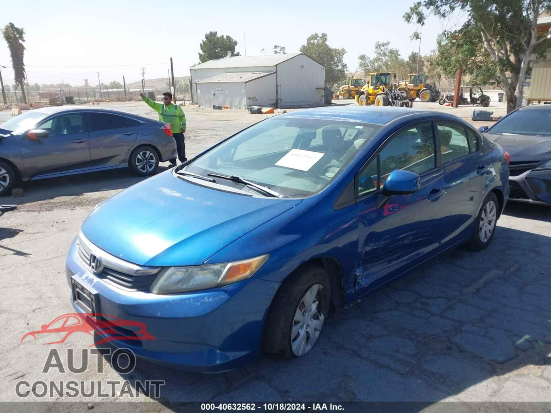 HONDA CIVIC SDN 2012 - 19XFB2F59CE350158