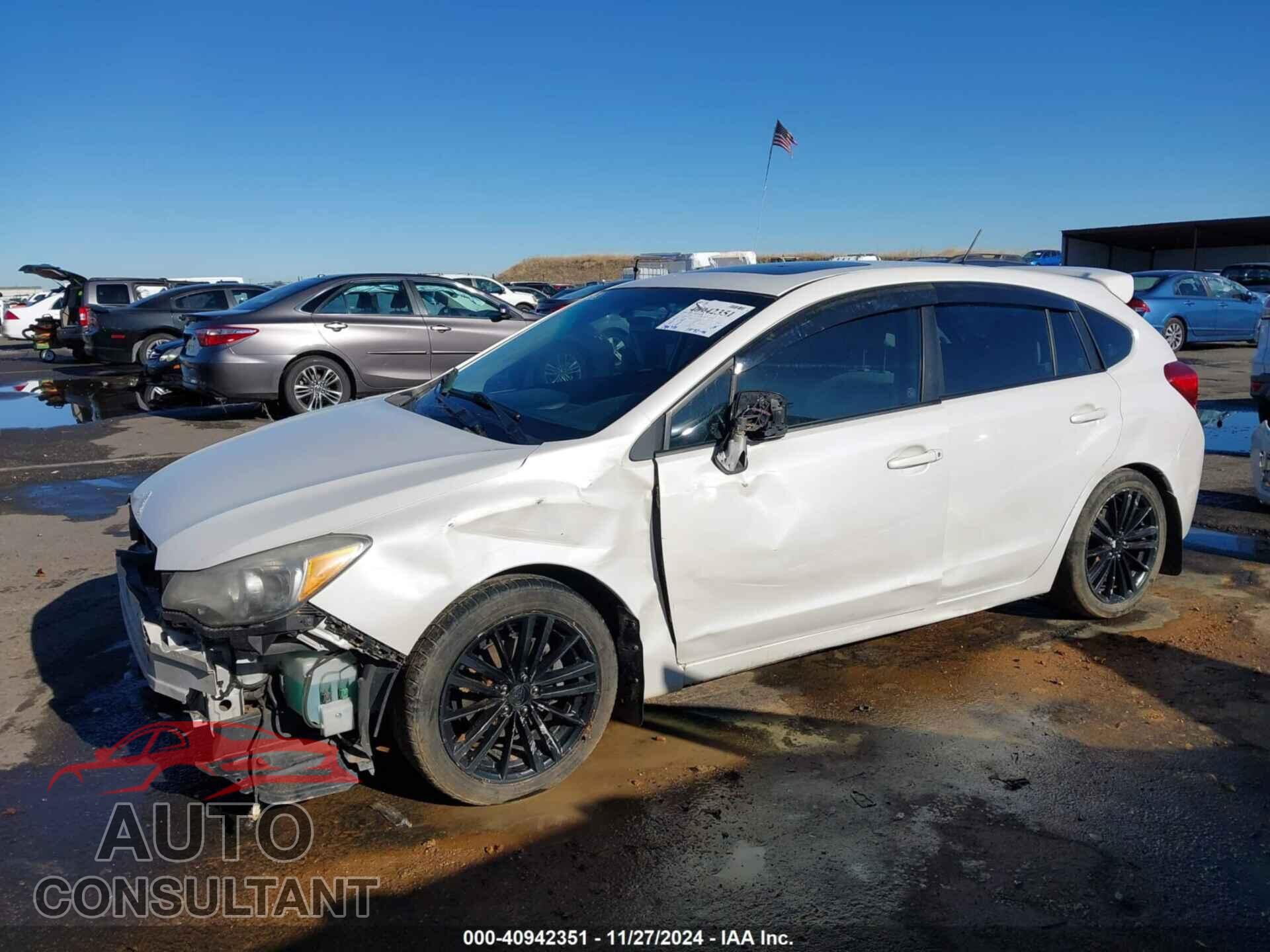 SUBARU IMPREZA 2012 - JF1GPAF66CH211971