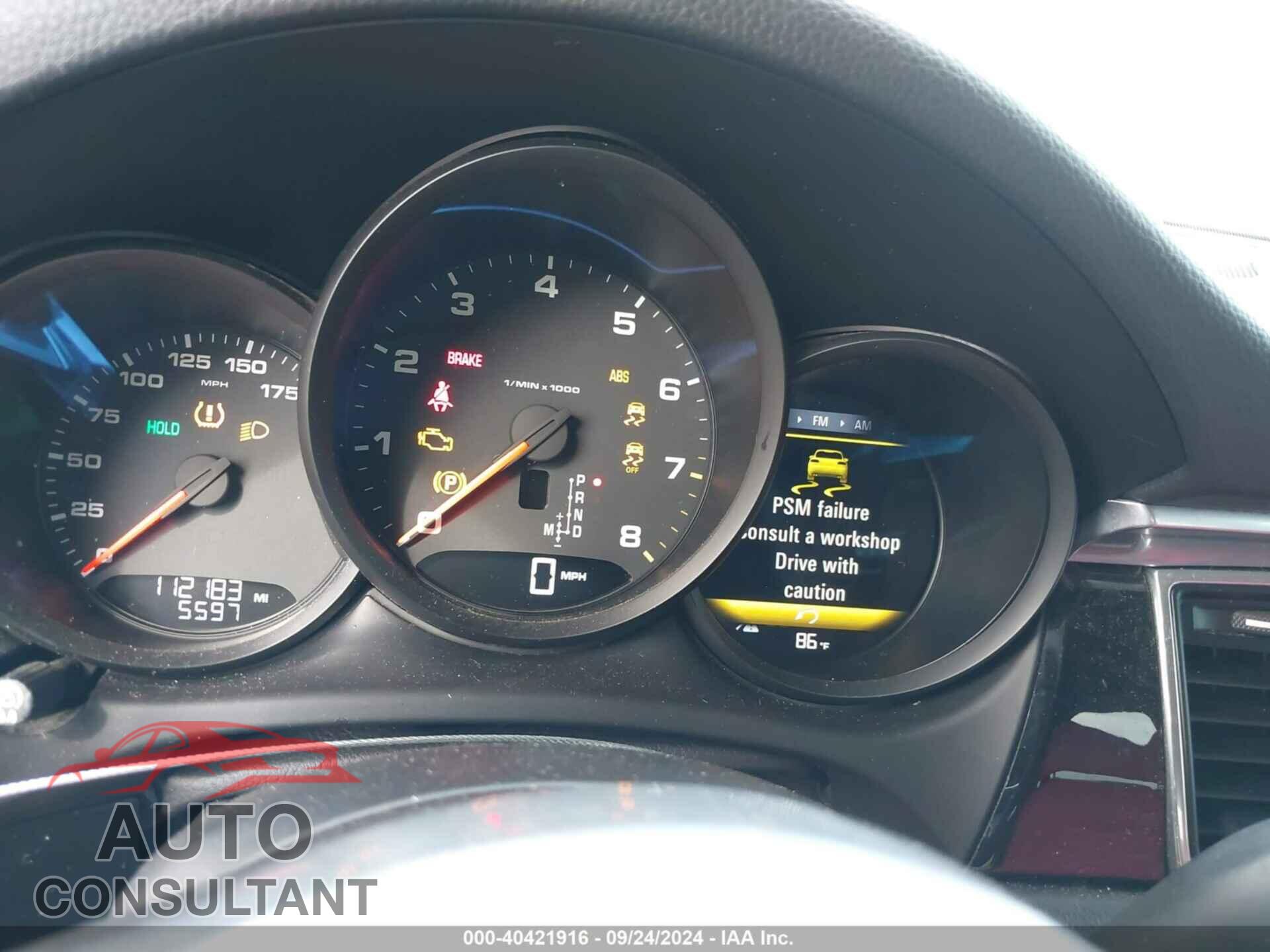 PORSCHE MACAN 2017 - WP1AA2A53HLB02232