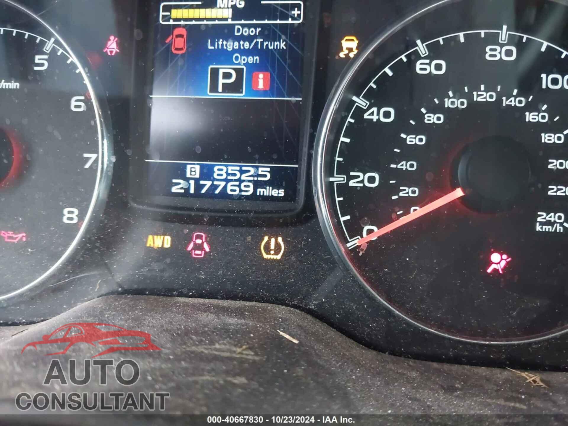 SUBARU OUTBACK 2014 - 4S4BRCMC8E3303887
