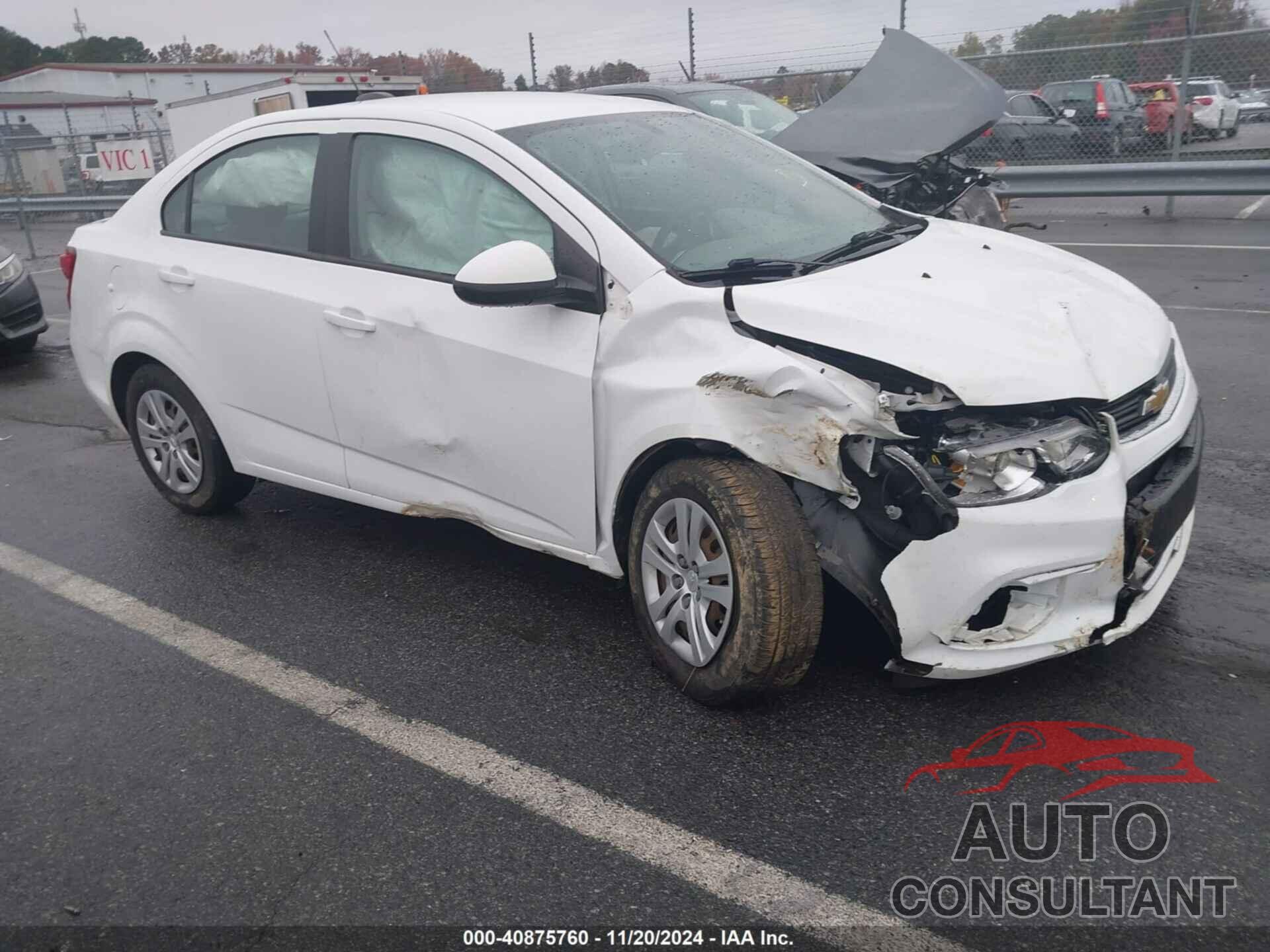 CHEVROLET SONIC 2017 - 1G1JB5SH0H4163422
