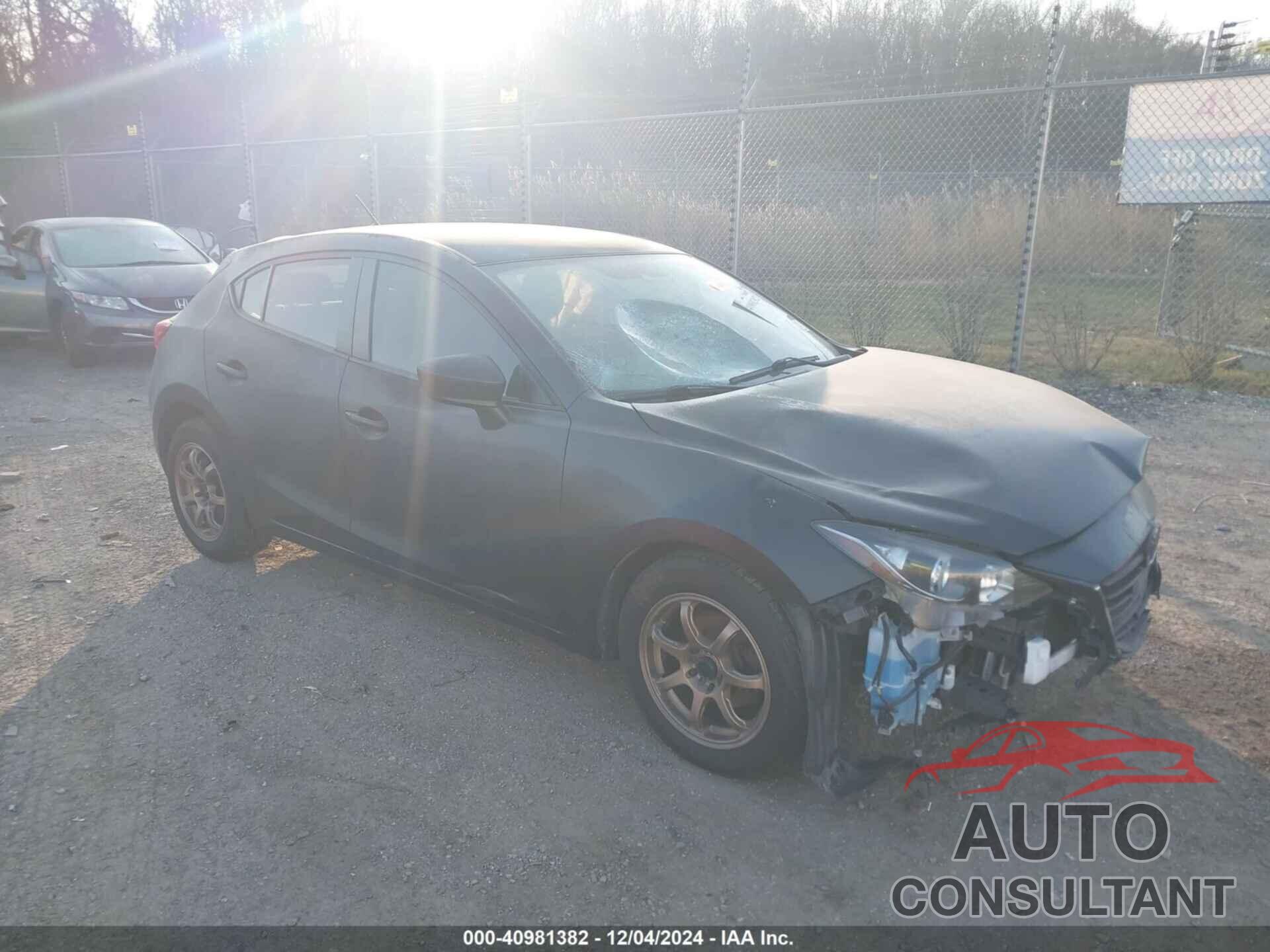 MAZDA MAZDA3 2014 - JM1BM1K74E1206940