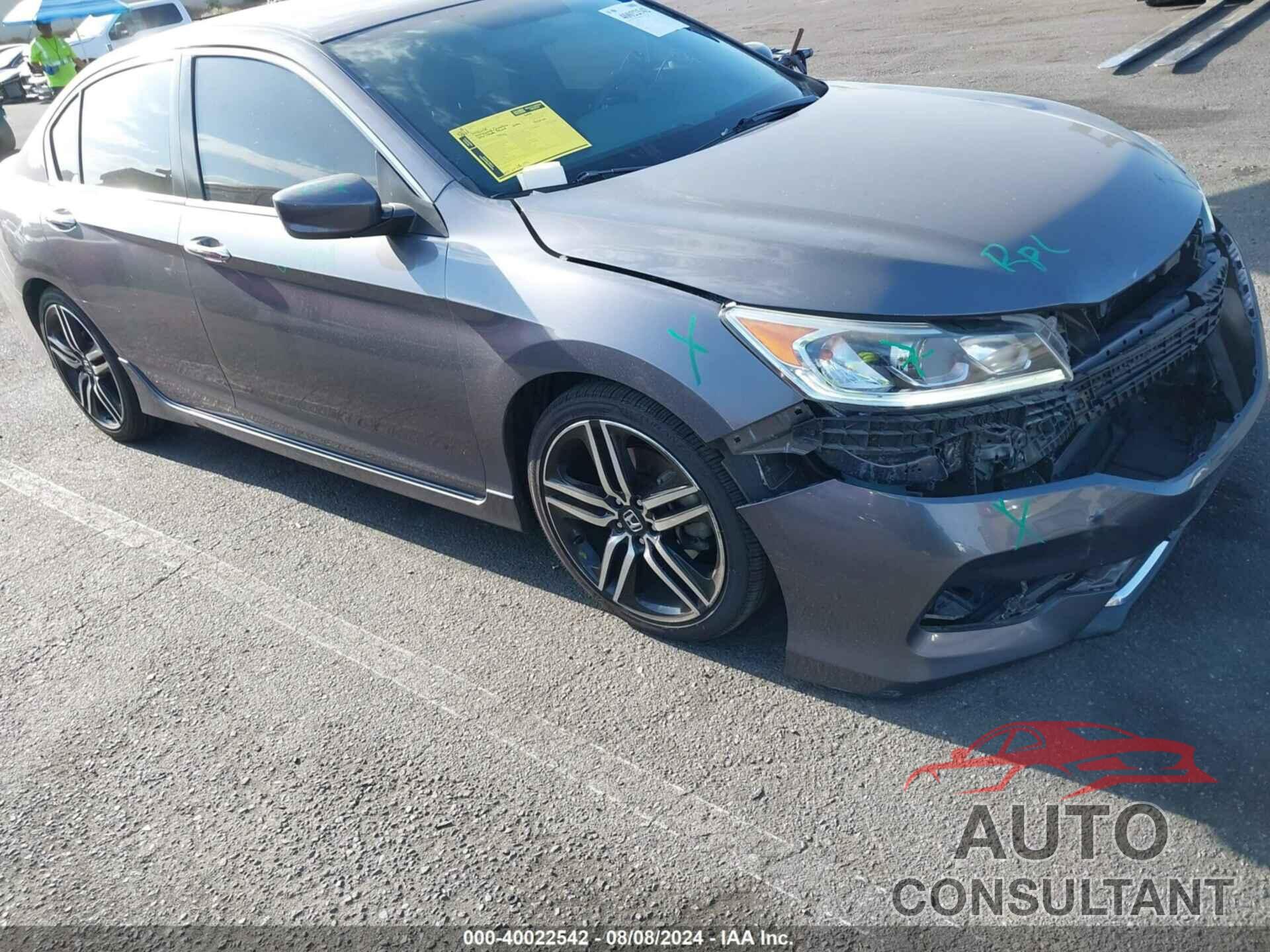 HONDA ACCORD 2016 - 1HGCR2F53GA113402