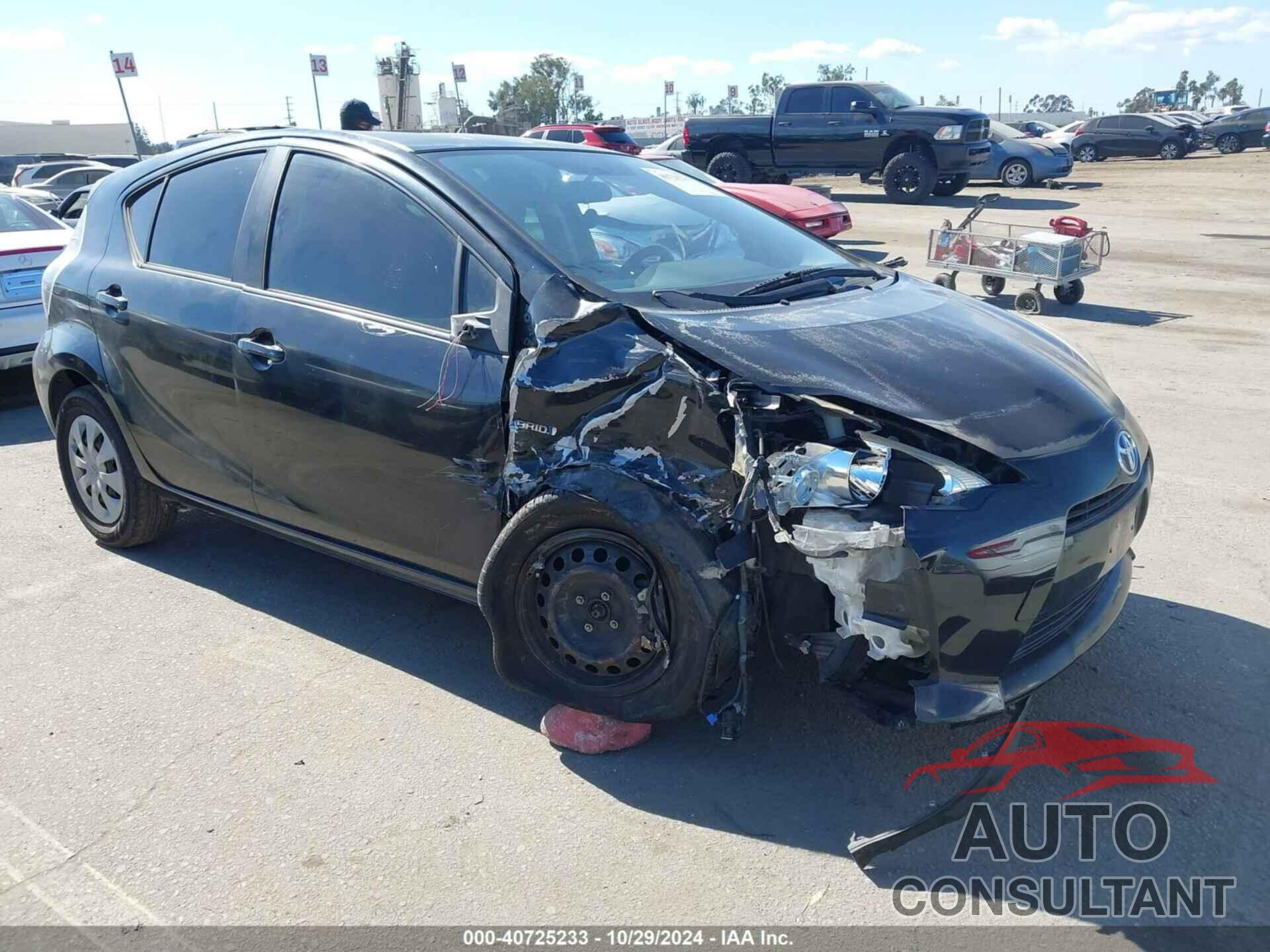 TOYOTA PRIUS C 2012 - JTDKDTB34C1501896