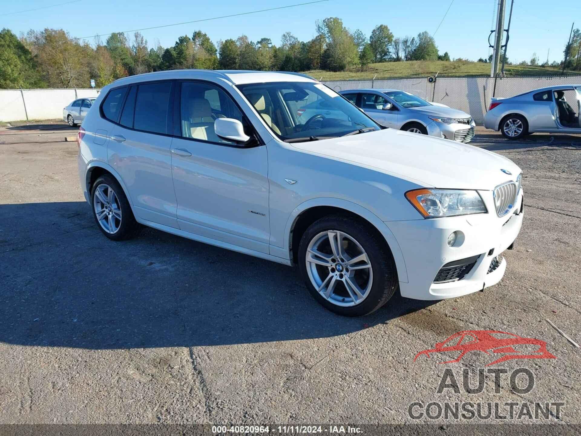 BMW X3 2013 - 5UXWX9C56D0A23971