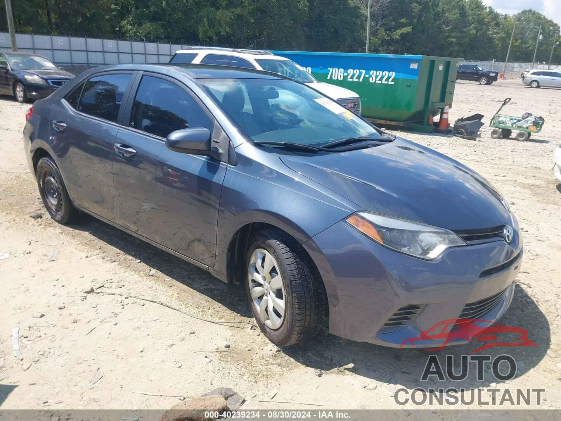 TOYOTA COROLLA 2016 - 2T1BURHE8GC743247